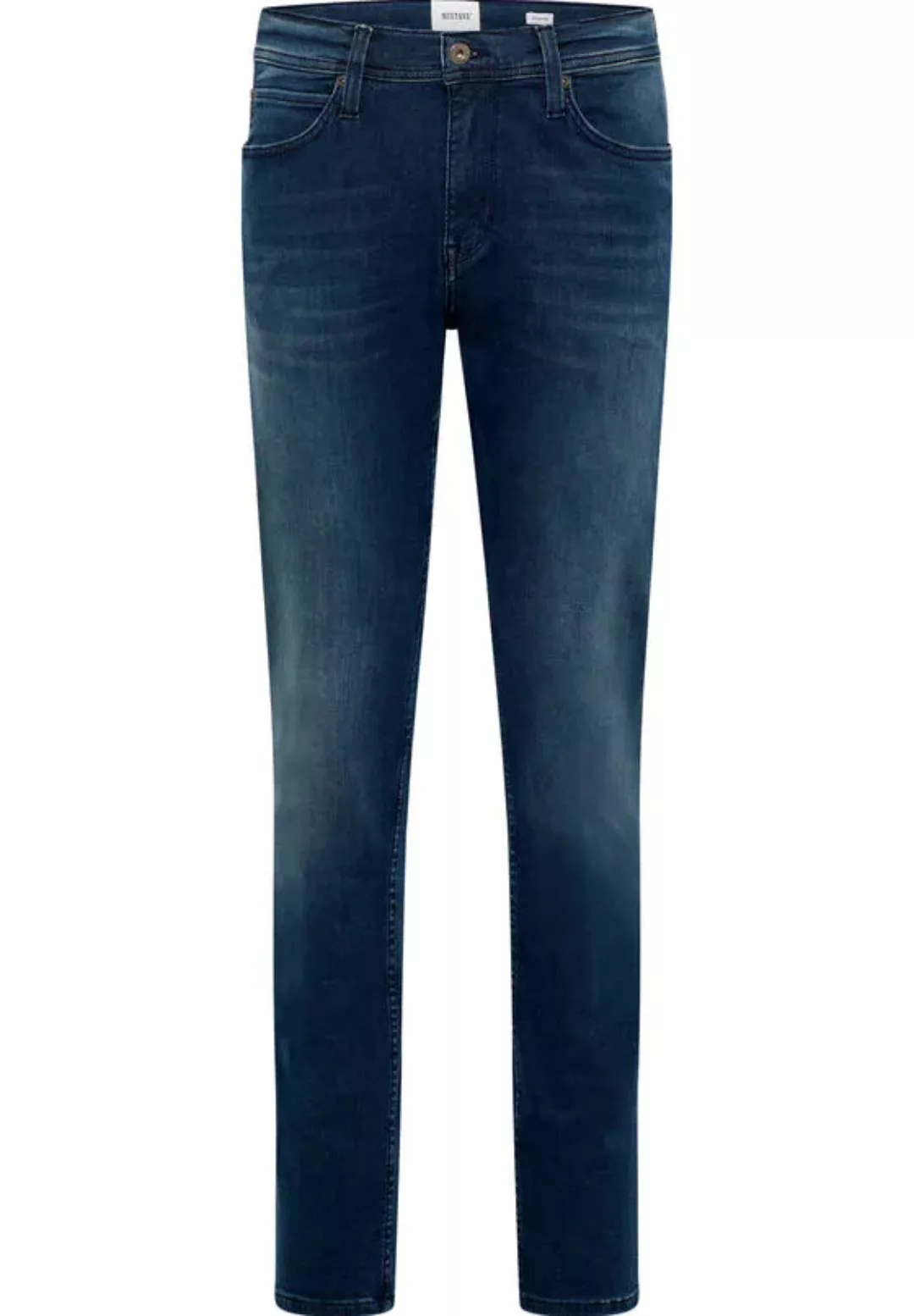 Mustang Vegas Jeans Slim Fit smoky dark blue used extra lang günstig online kaufen