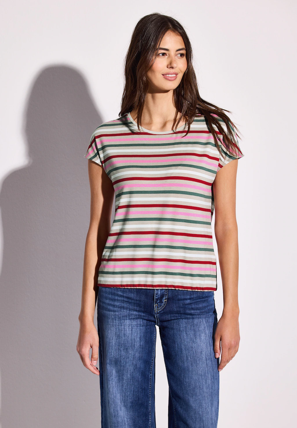 STREET ONE T-Shirt, aus softer Viskose günstig online kaufen