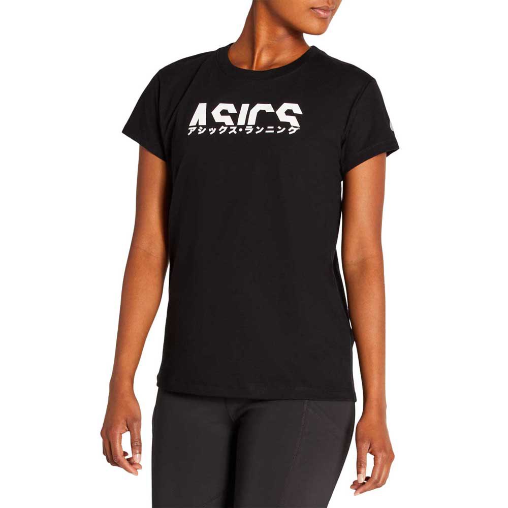 Asics Katakana Graphic Kurzärmeliges T-shirt XL Performance Black / Brillia günstig online kaufen