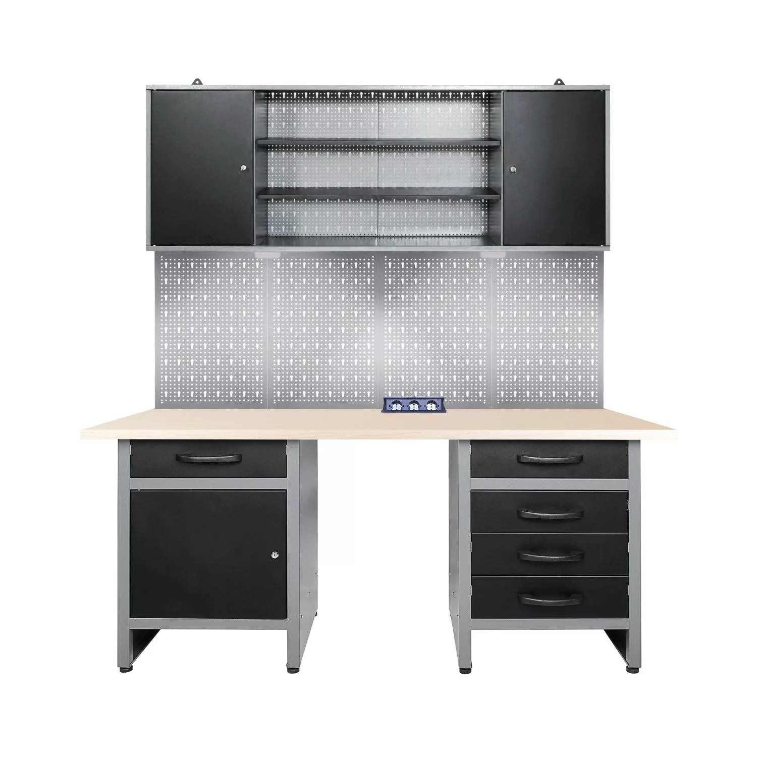 Ondis24 Werkstatt Set Entdecker 160 cm Sitzraum LED Steckdosenleiste Werkst günstig online kaufen