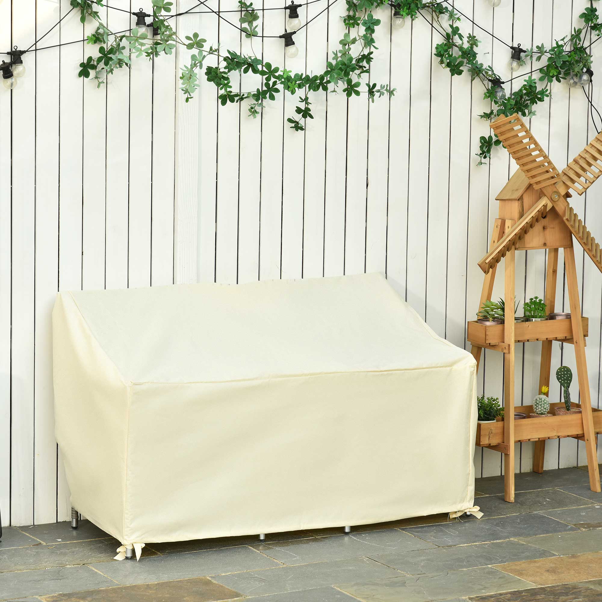 Outsunny Gartenmöbelabdeckung Abdeckhaube Abdeckplane wasserdicht 140L x 84 günstig online kaufen