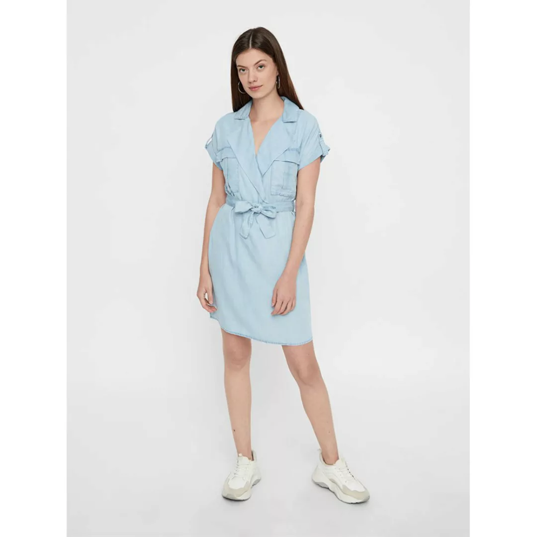 Noisy May Damen Kleid NMVERA S/S ENDI TENCEL SHIRT DRESS günstig online kaufen