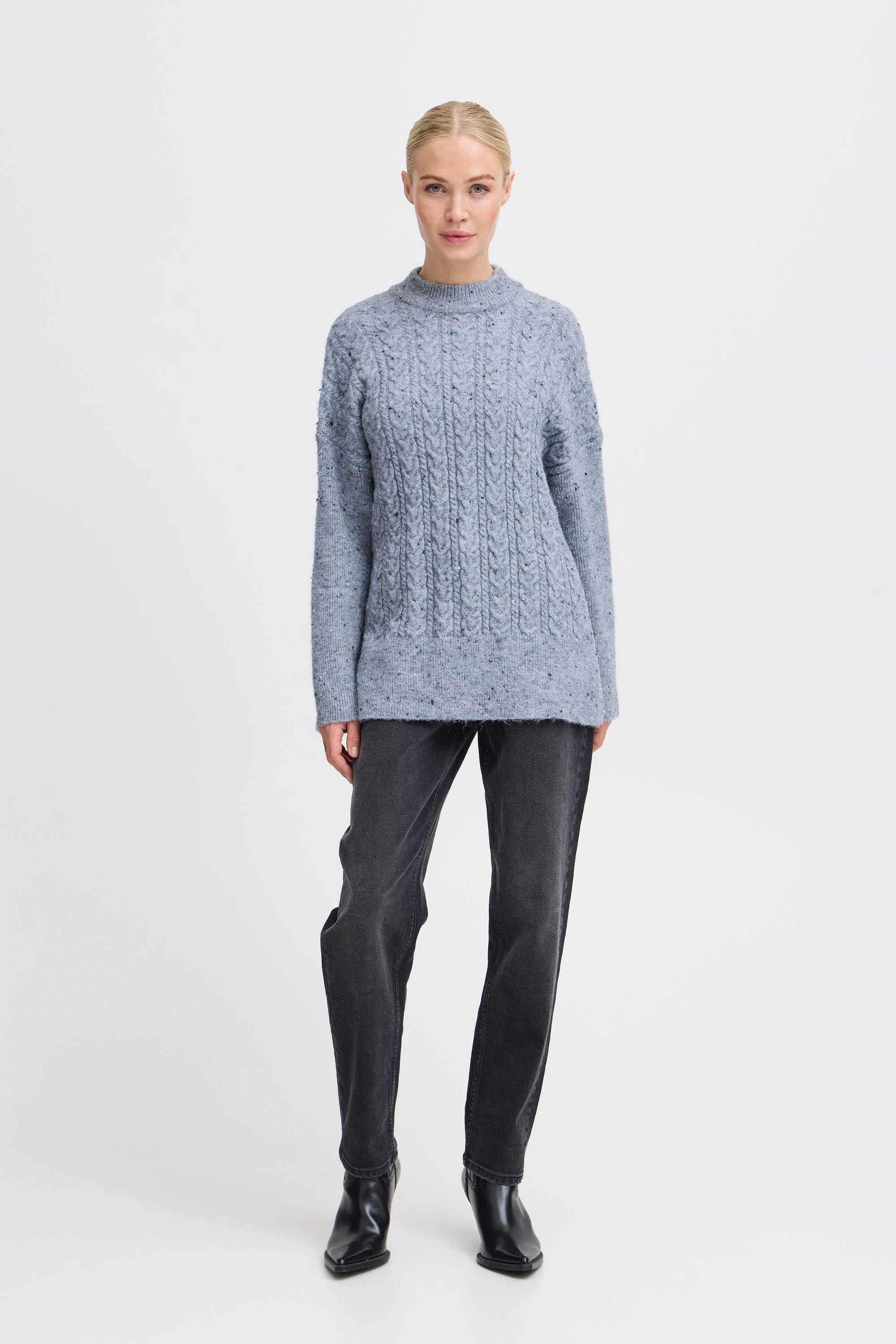 b.young Strickpullover BYNATA CABLE JUMPER modischer Longpullover günstig online kaufen