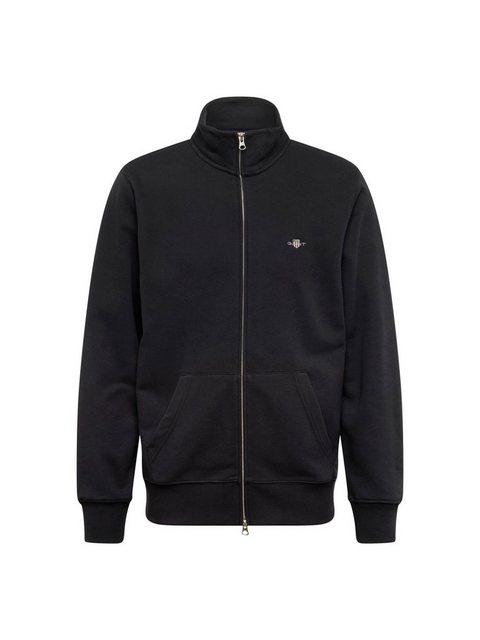 Gant Sweatjacke "REG SHIELD FULL ZIP SWEAT", mit Logostickerei auf der Brus günstig online kaufen