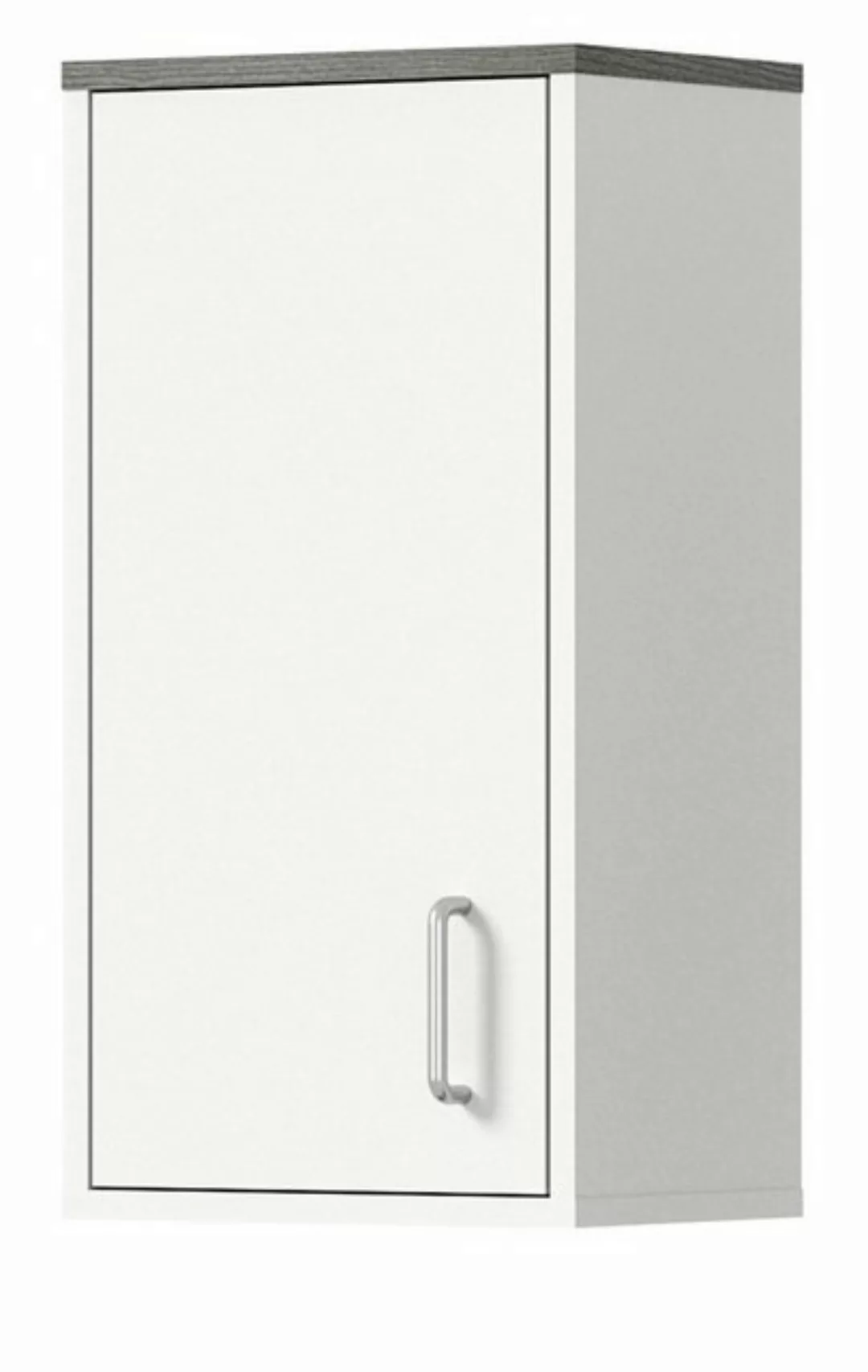 xonox.home Hängeschrank Angeles (Badschrank in weiß mit grau, 32 x 60 cm) M günstig online kaufen