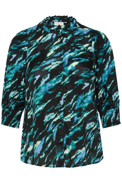 KAFFE Curve Langarmhemd Langarm - Hemd KCnatana Große Größen günstig online kaufen