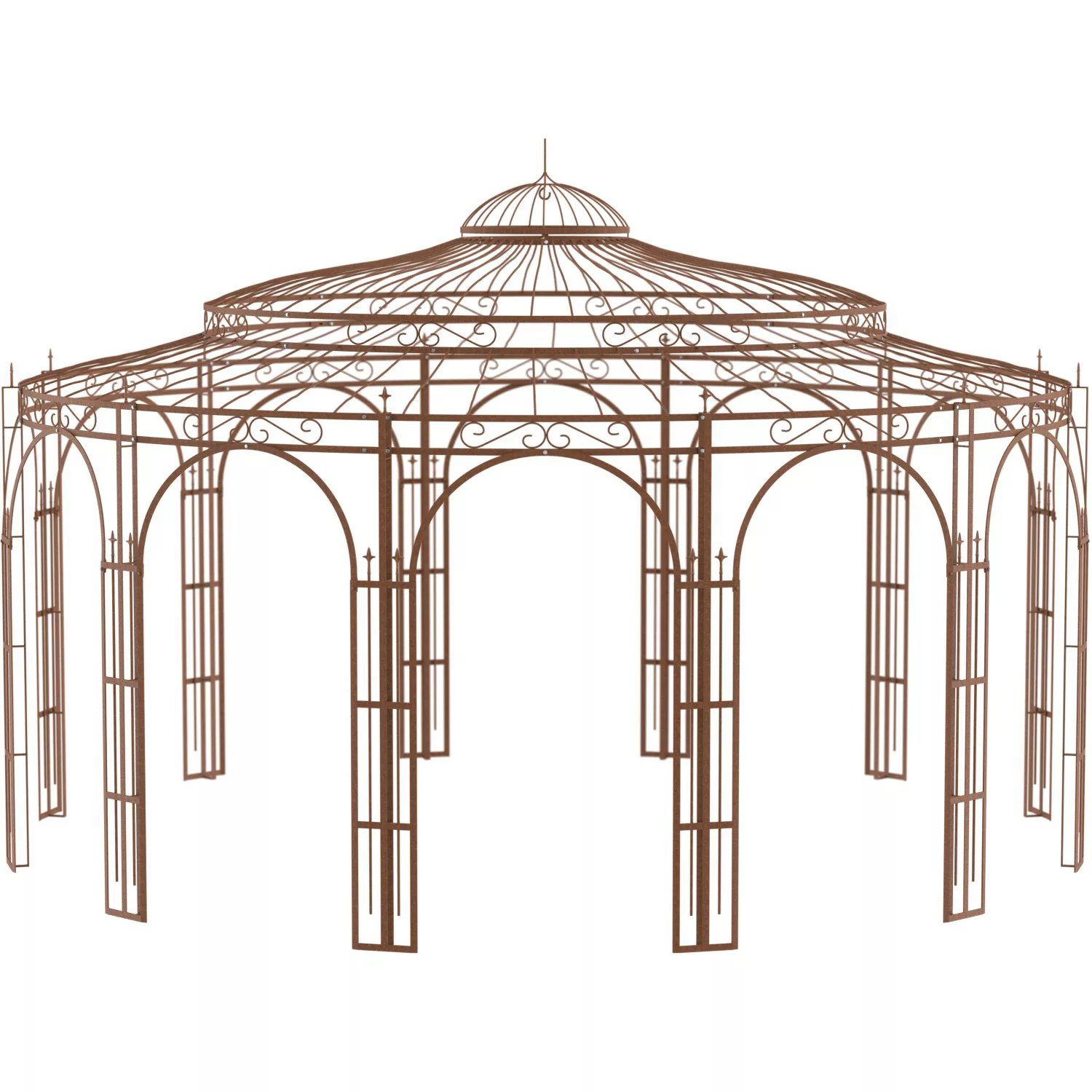 Eleo Pavillon Toskana 340 cm x Ø 550 cm Unbeschichtet günstig online kaufen