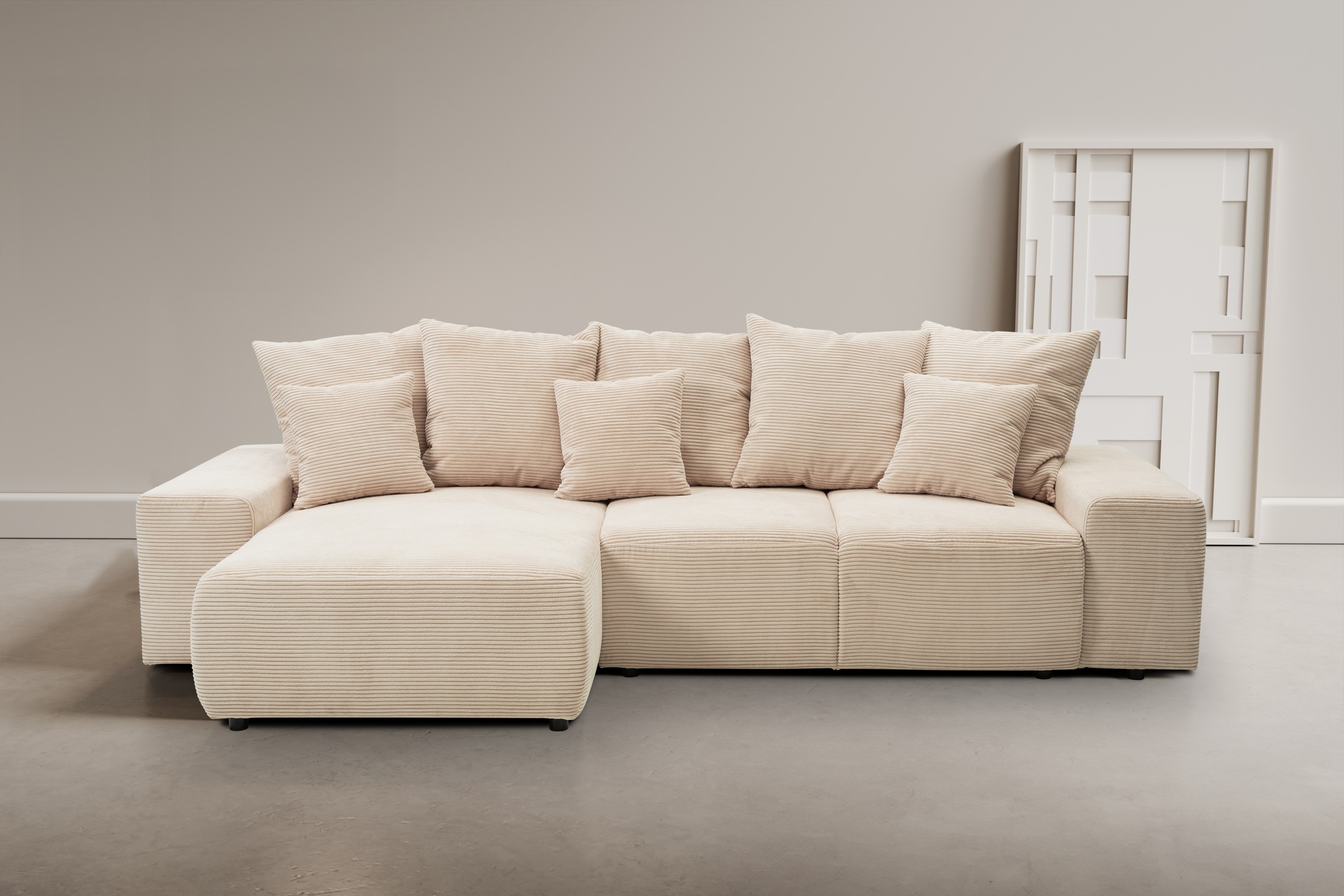 WERK2 Ecksofa »Riwa, modernes Sofa zum Kuscheln und Entspannen, Breite 300c günstig online kaufen