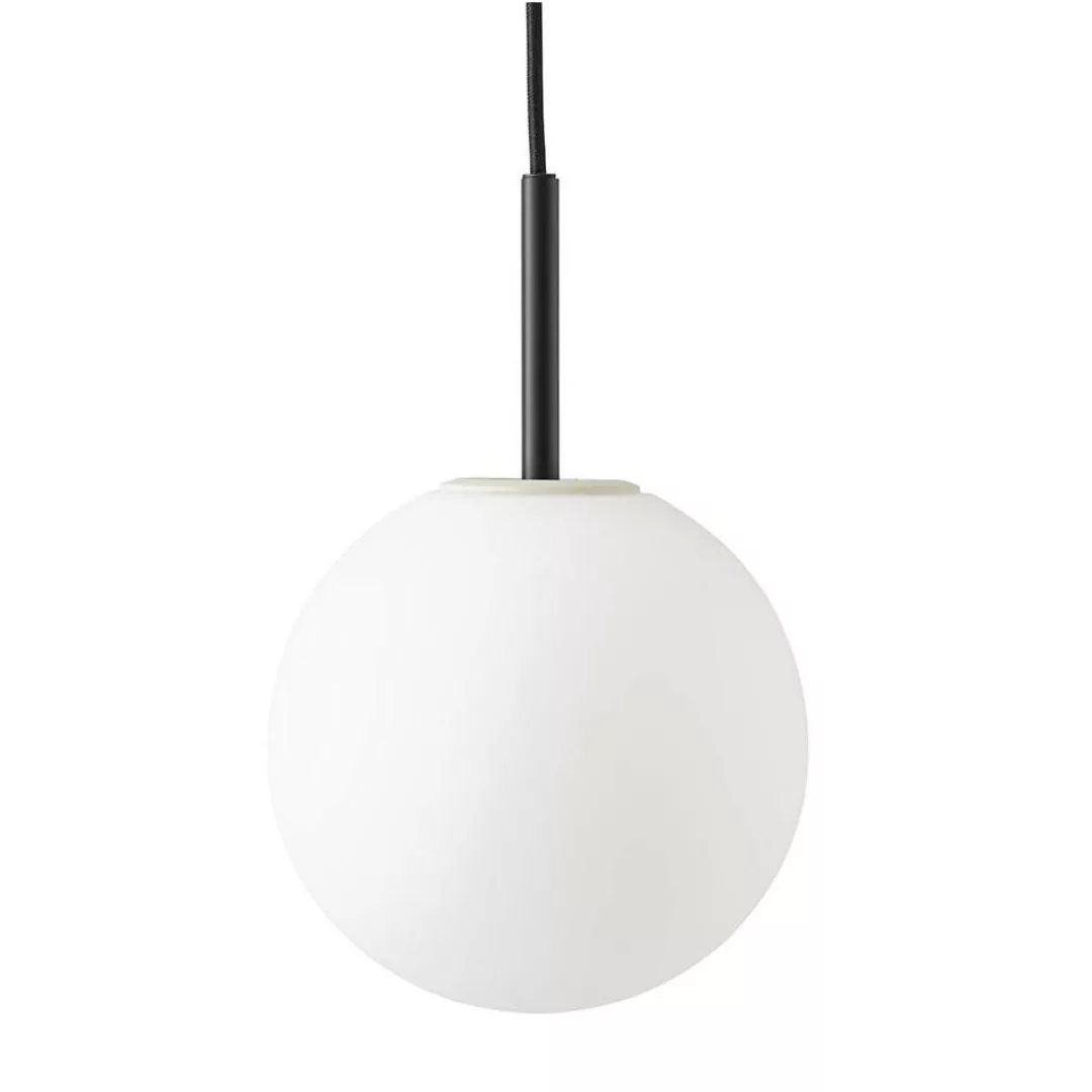 Menu - TR Bulb Pendelleuchte - opal matt/schwarz/H 22cm, Ø 20cm günstig online kaufen