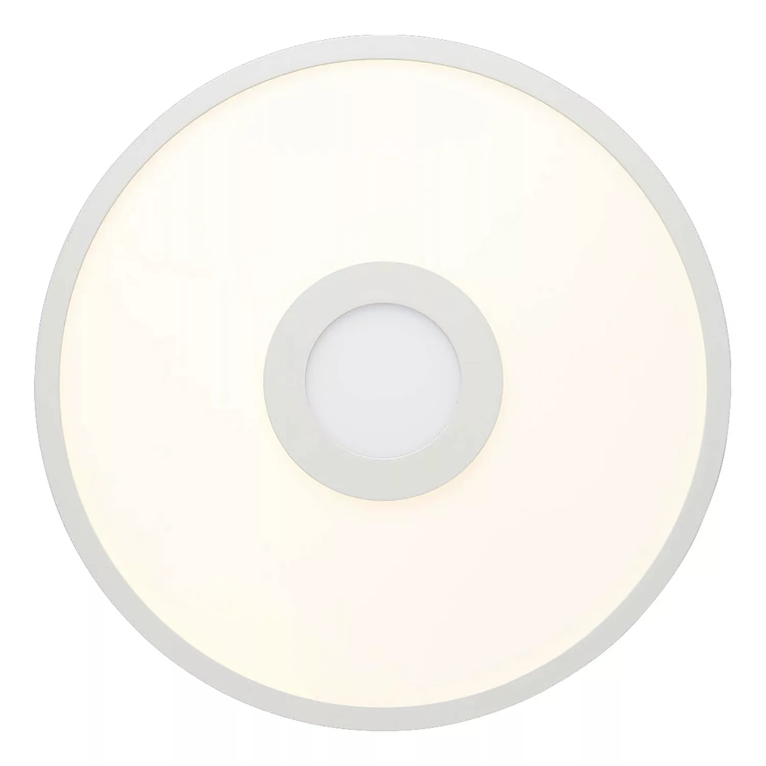 BRILLIANT ODELLA LED Aufbaupaneel Ø 35 cm Metall / Kunststoff Weiß günstig online kaufen