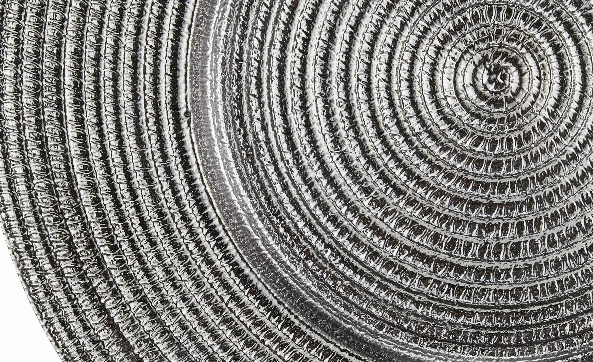 Peill+Putzler Deko-Teller   ¦ silber ¦ Glas ¦ Maße (cm): H: 2  Ø: 27.5 Acce günstig online kaufen