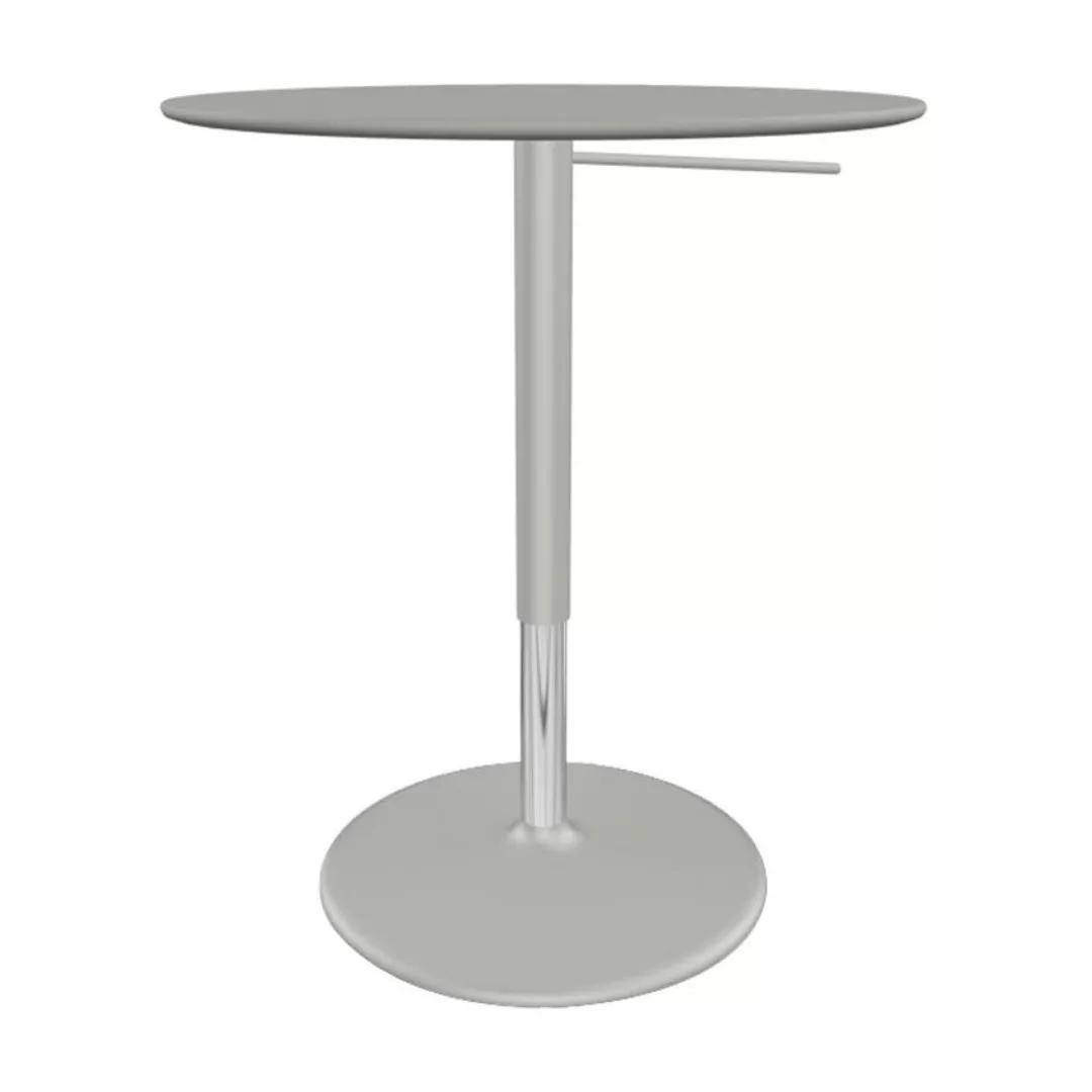 Arper - Pix 3050 Beistelltisch - grau/Tischplatte MDF grau/H 48/72cm, Ø 50c günstig online kaufen