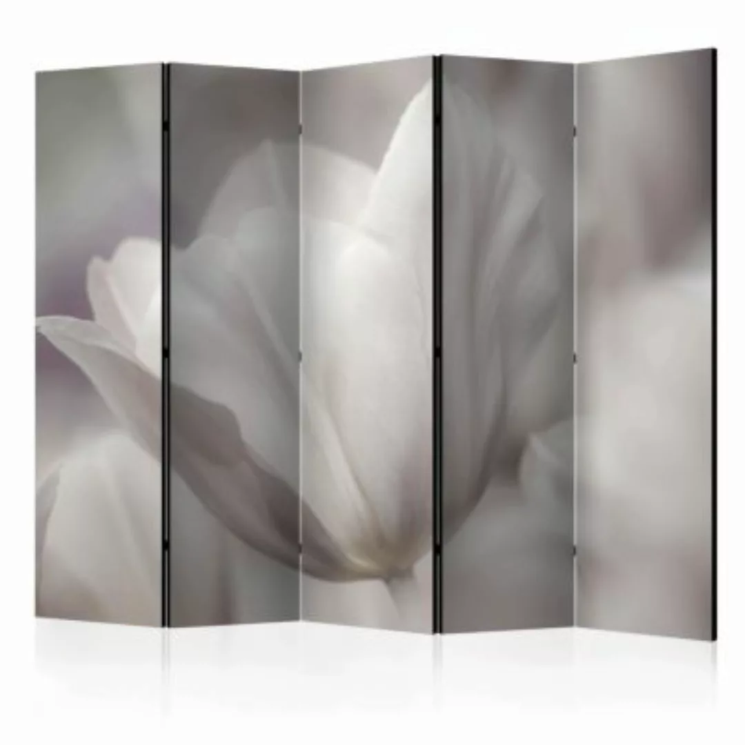 artgeist Paravent Tulip - black and white photo II [Room Dividers] schwarz/ günstig online kaufen