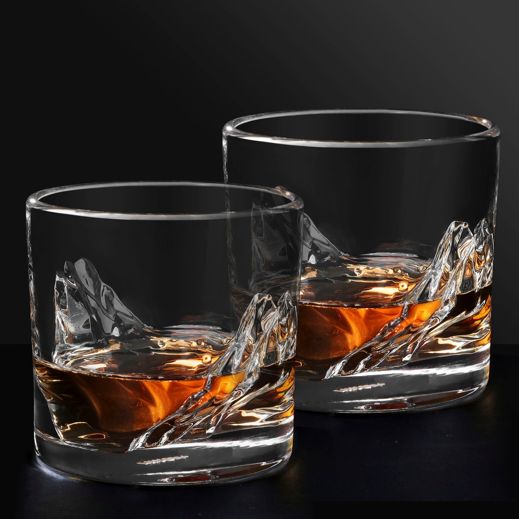 LIITON Whiskyglas »Grand Canyon«, (Set, 4 tlg.), dicker Glasboden als Bergm günstig online kaufen