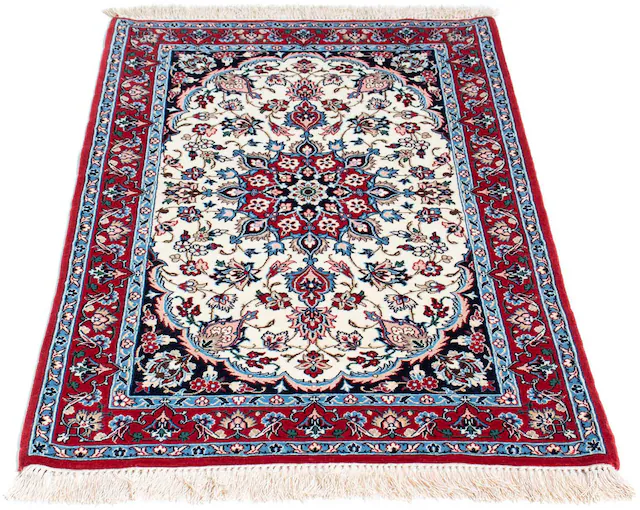 morgenland Orientteppich »Perser - Isfahan - Premium - 108 x 71 cm - beige« günstig online kaufen