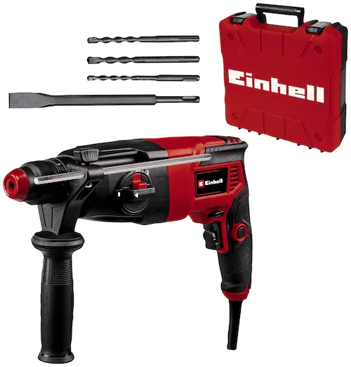 Einhell 620 W Bohrhammer TC-RH 620 4F Kit inkl. Tiefenanschlag mit Koffer günstig online kaufen