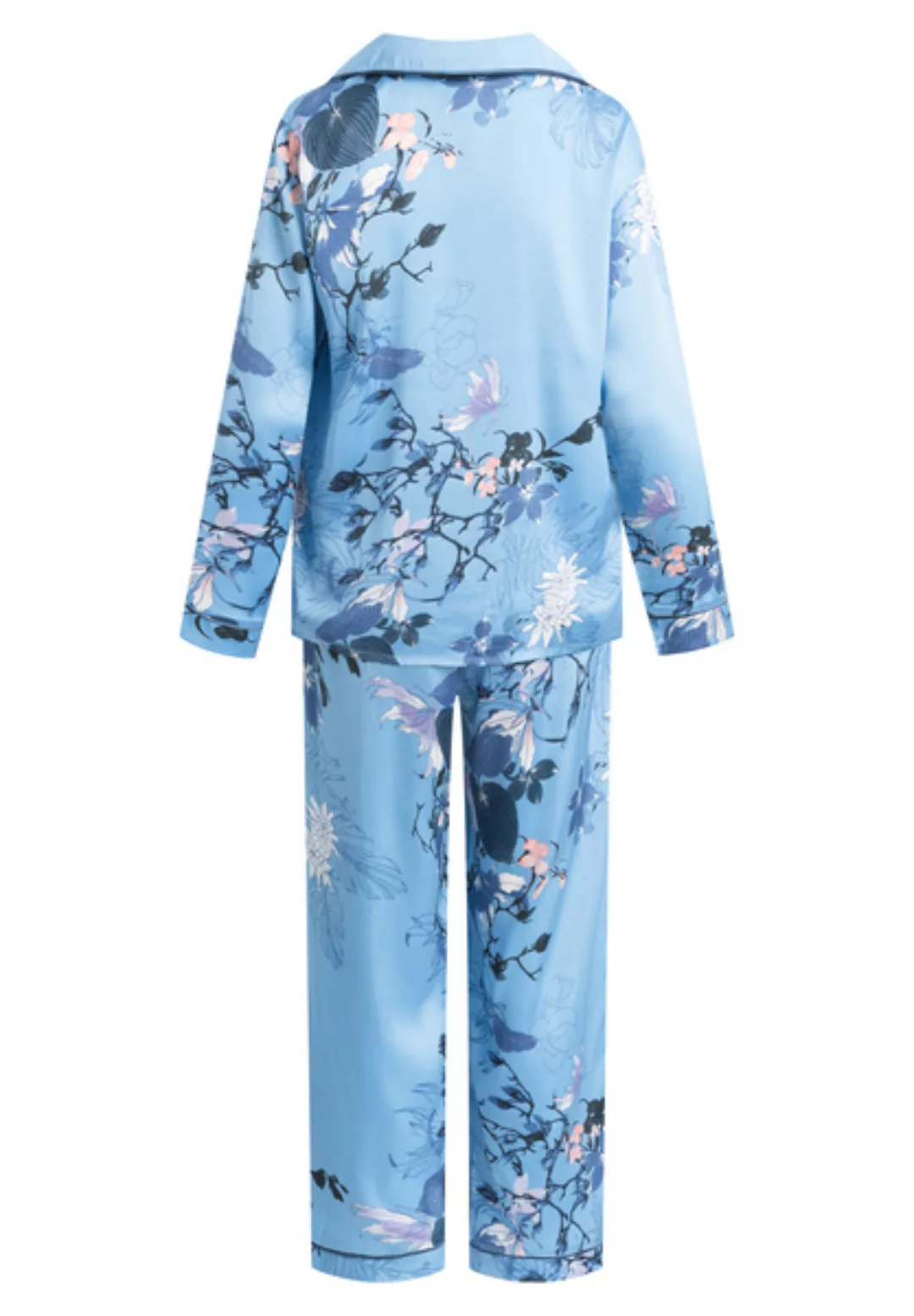 Pyjama Set, Lange Hose Und Langarmhemd "Josephine L/s" Allure Aop günstig online kaufen