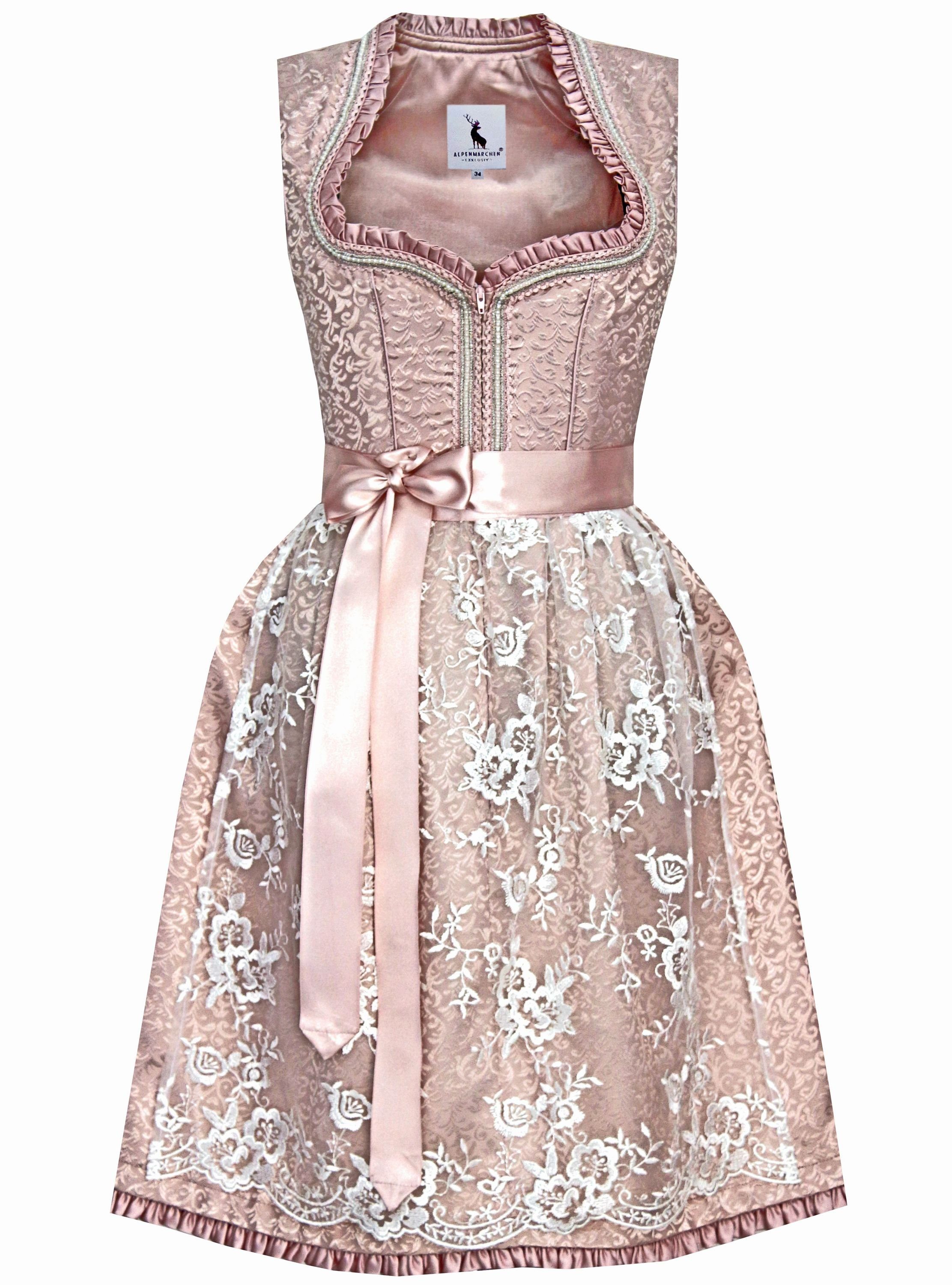 Alpenmärchen Dirndl Dirndl Ophelia in rosa günstig online kaufen