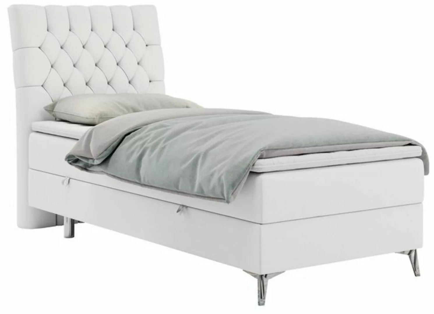 MKS MÖBEL Boxspringbett MILEN (Set, Packung, H3-Matratze, Topper T25, T30-S günstig online kaufen