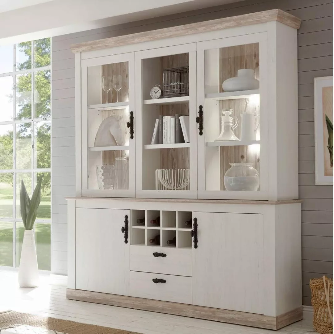 Lomadox Buffet FERNA-61 Pinie weiß und günstig online kaufen