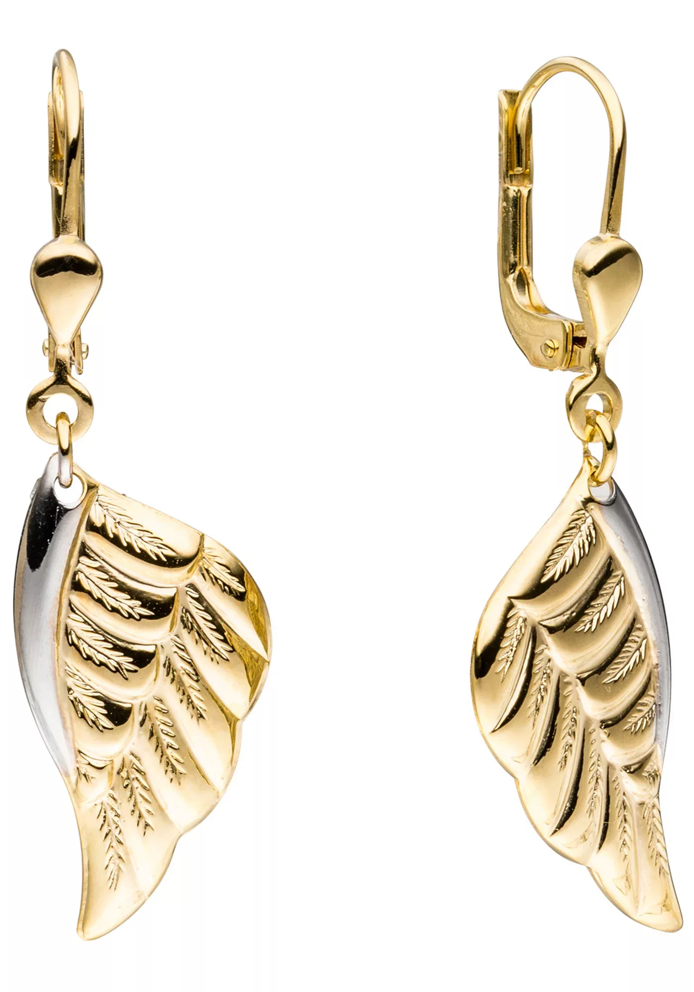 JOBO Paar Ohrhänger "Flügel", 333 Gold bicolor günstig online kaufen