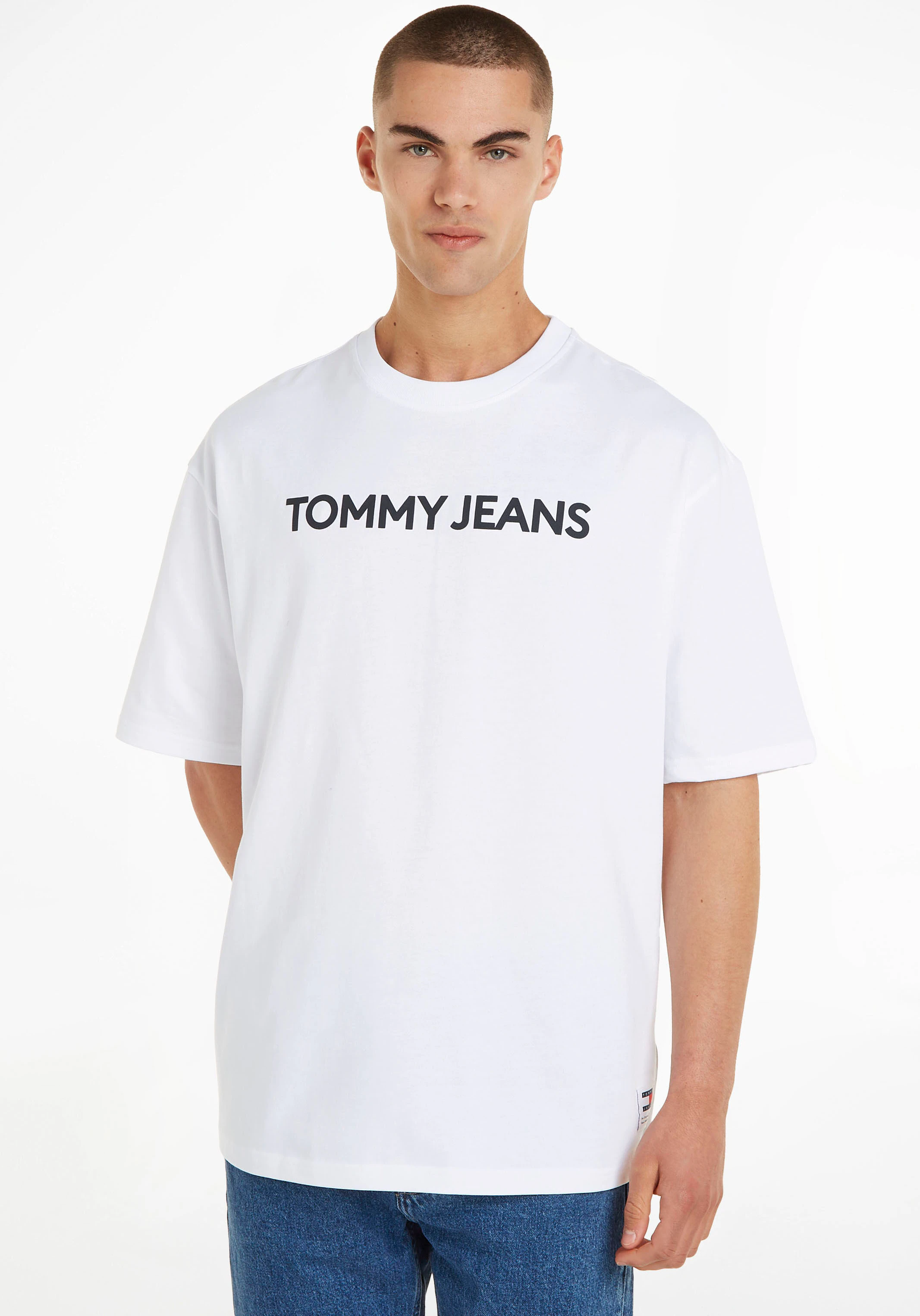 Tommy Jeans T-Shirt "TJM OVZ BOLD CLASSICS TEE EXT", mit Rundhalsausschnitt günstig online kaufen