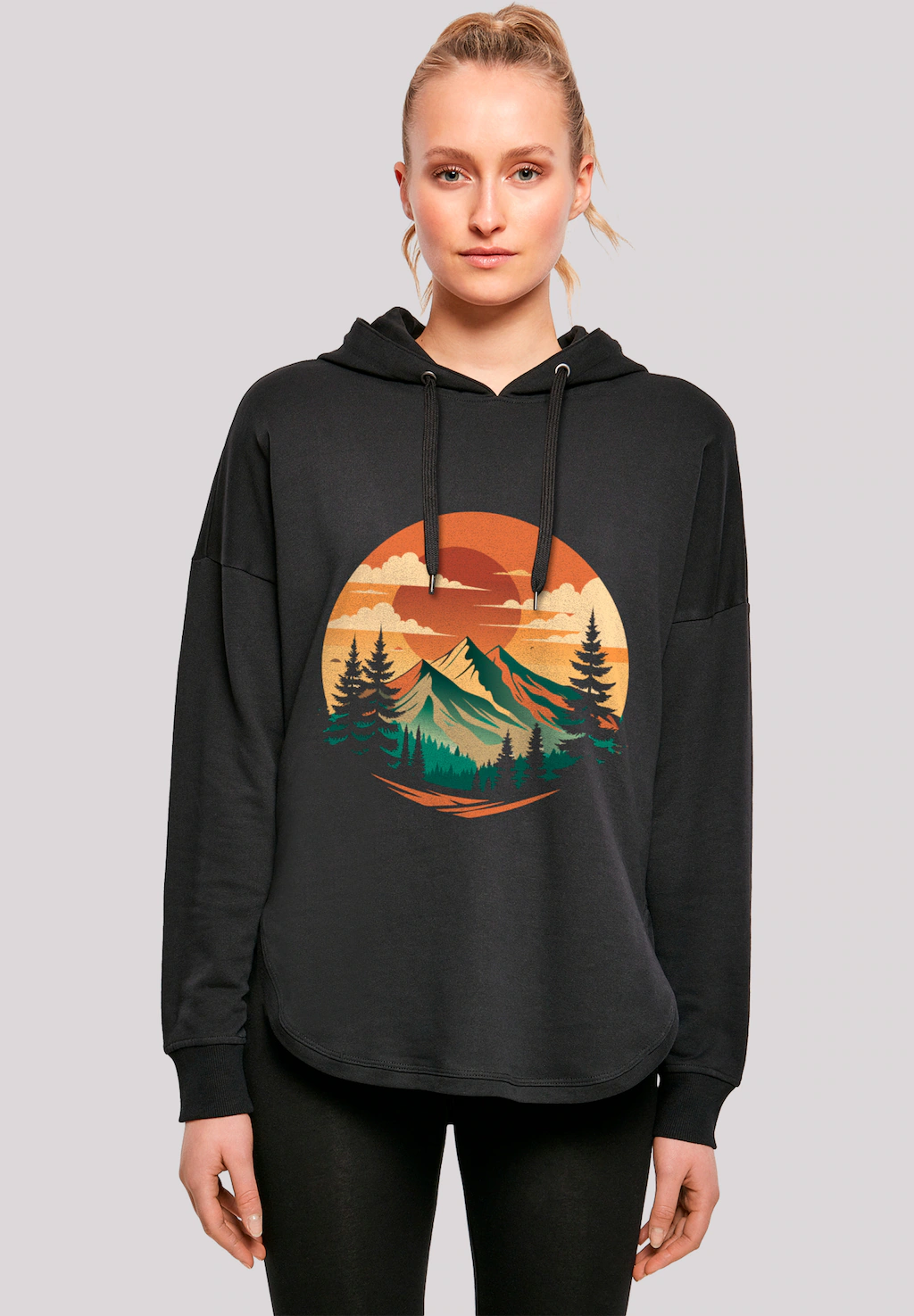 F4NT4STIC Kapuzenpullover "Sonnenuntergang Berglandschaft", Premium Qualitä günstig online kaufen