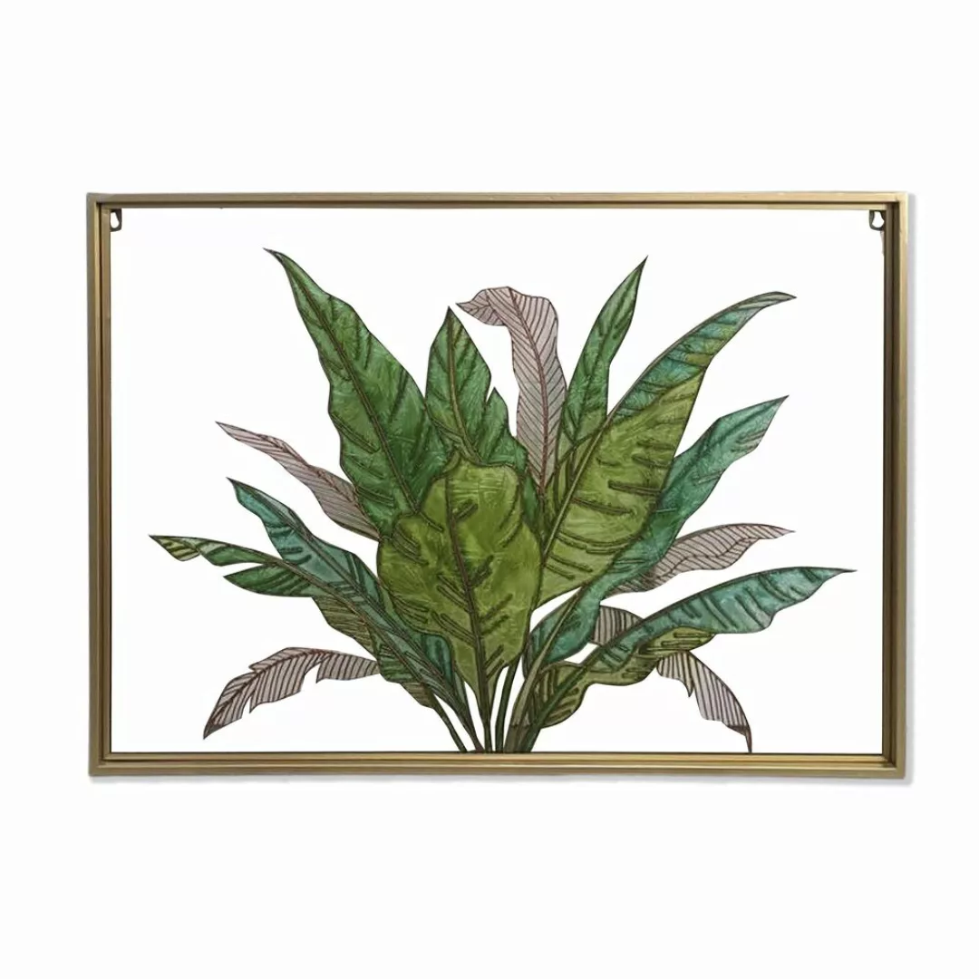 Leinwand Dkd Home Decor Tropical Pflanzenblatt (80 X 3 X 60 Cm) günstig online kaufen