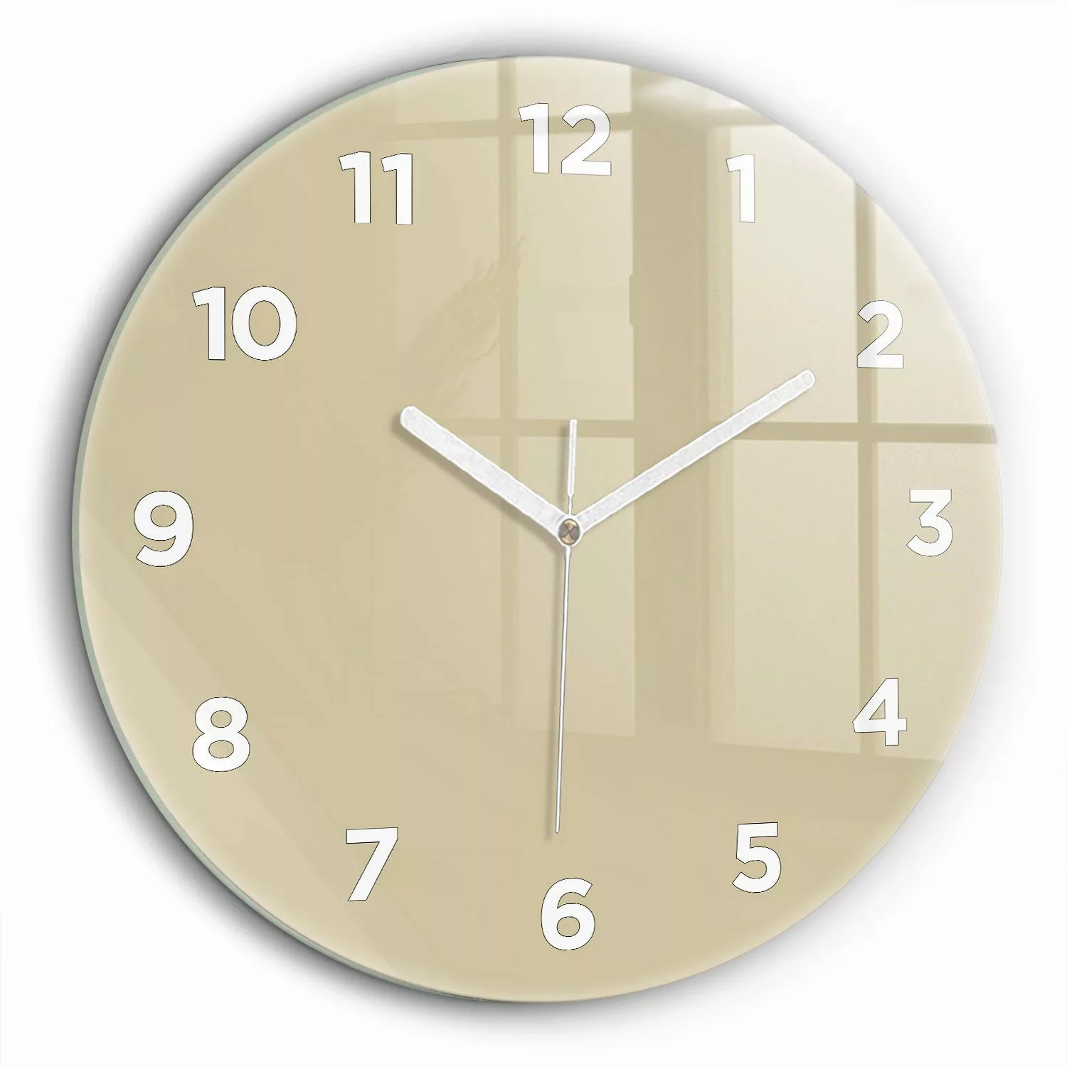 Tulup Wanduhr Modernistische Runde Glasuhr 60cm günstig online kaufen