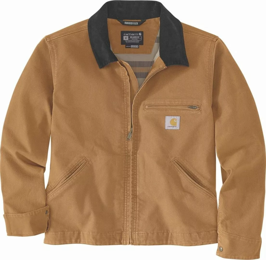 Carhartt Sommerjacke Carhartt Herren Übergangsjacke Flannel Fleece Lined Ho günstig online kaufen