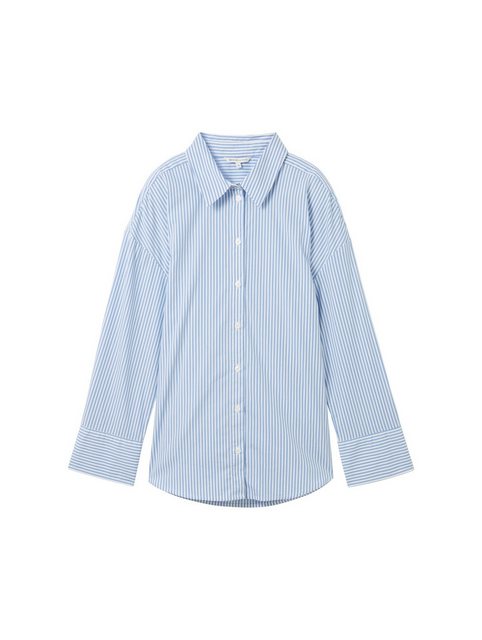 TOM TAILOR T-Shirt striped poplin shirt günstig online kaufen