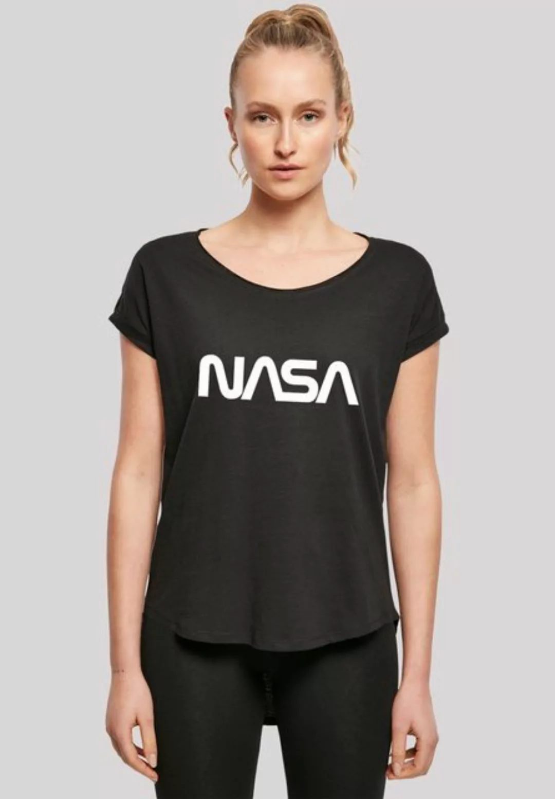 F4NT4STIC T-Shirt "NASA Modern Logo Black", Print günstig online kaufen