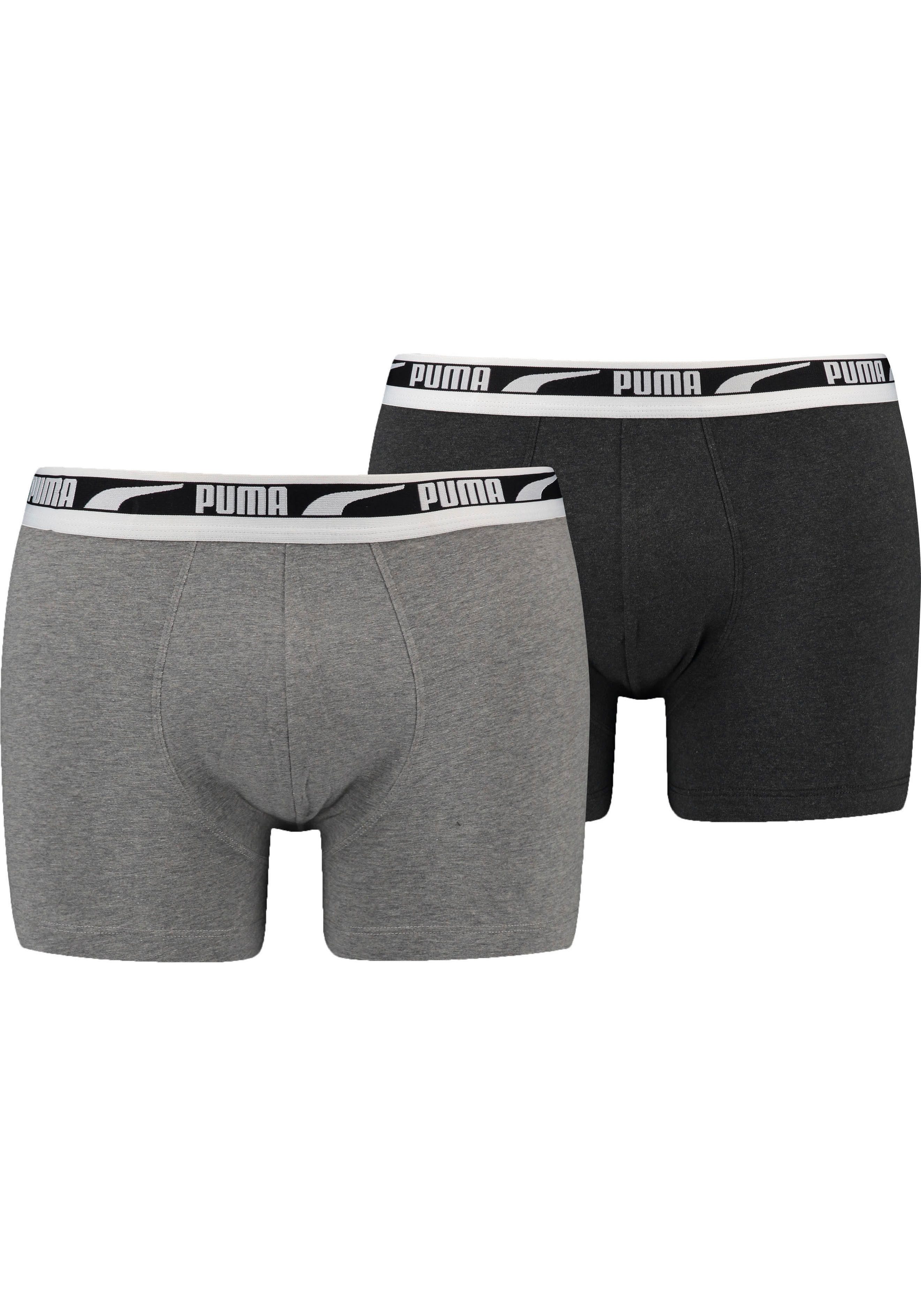 PUMA Boxershorts "MEN MULTI LOGO BOXER 2P", (2er Pack), Komfortbund günstig online kaufen