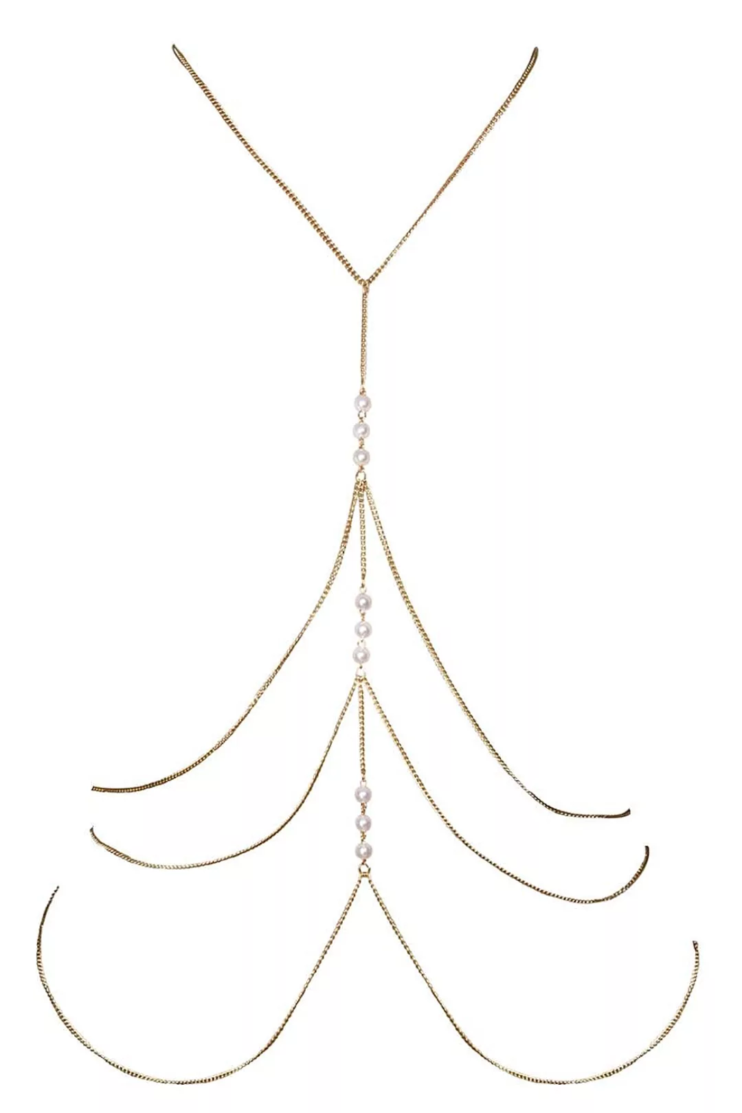 Escora Bodykette mit Perlen Ce Due one size gold günstig online kaufen