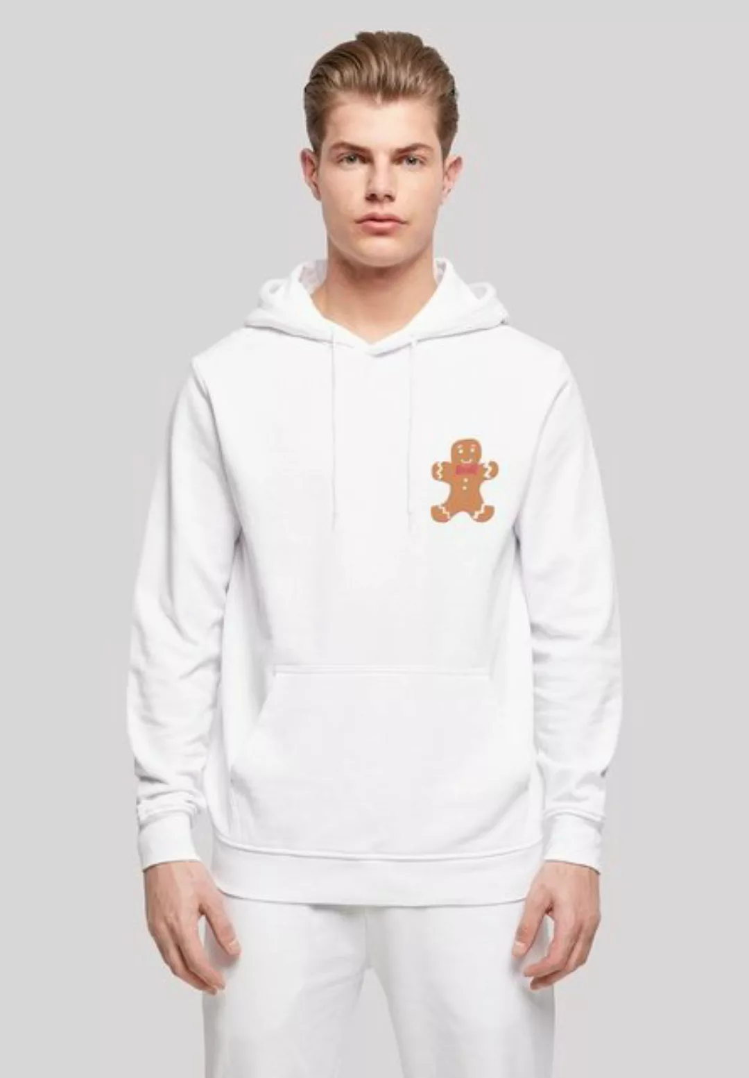 F4NT4STIC Kapuzenpullover Gingerbread Lebkuchen Print günstig online kaufen