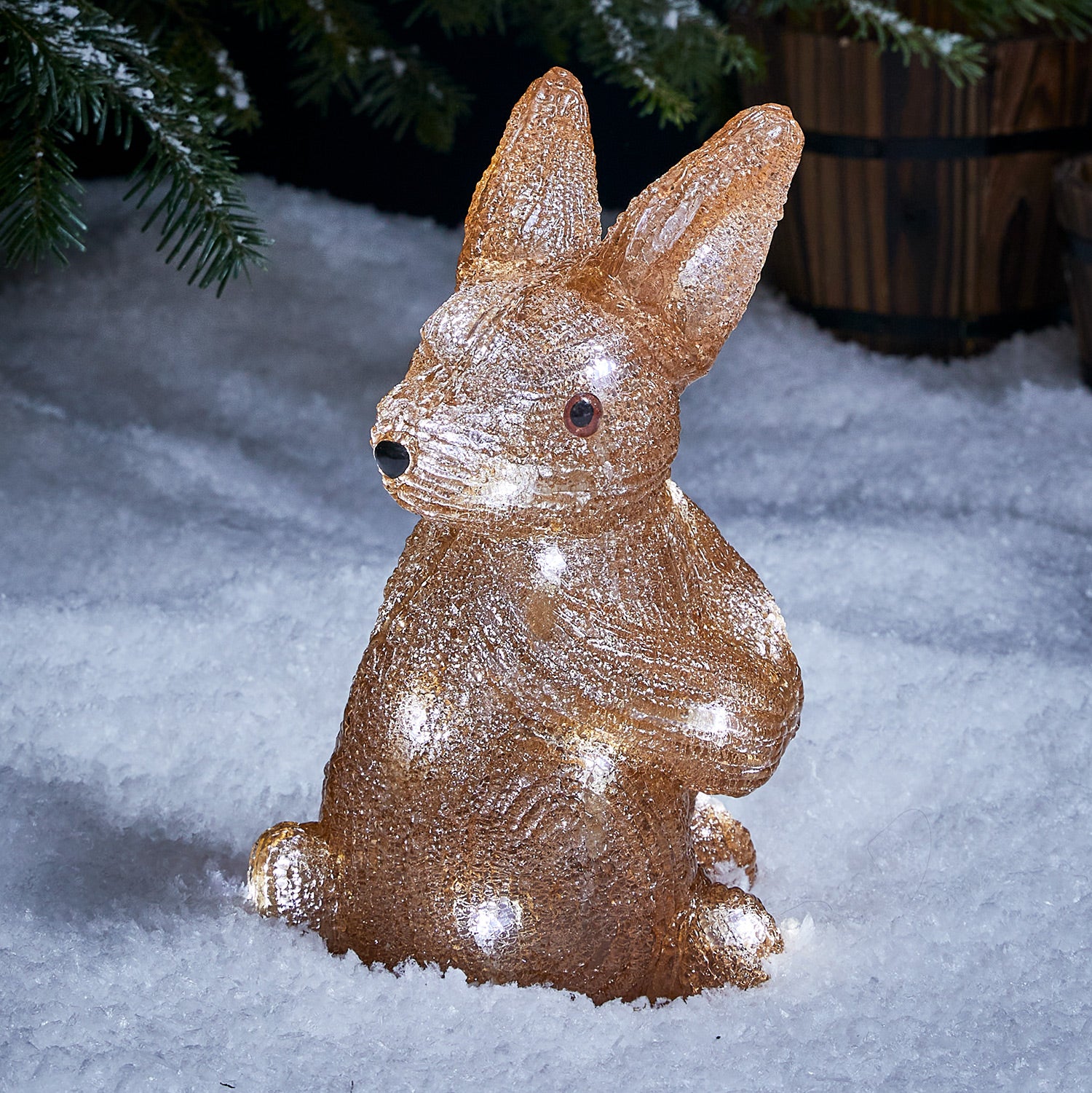 LED Acryl Weihnachtsfigur außen Hase günstig online kaufen