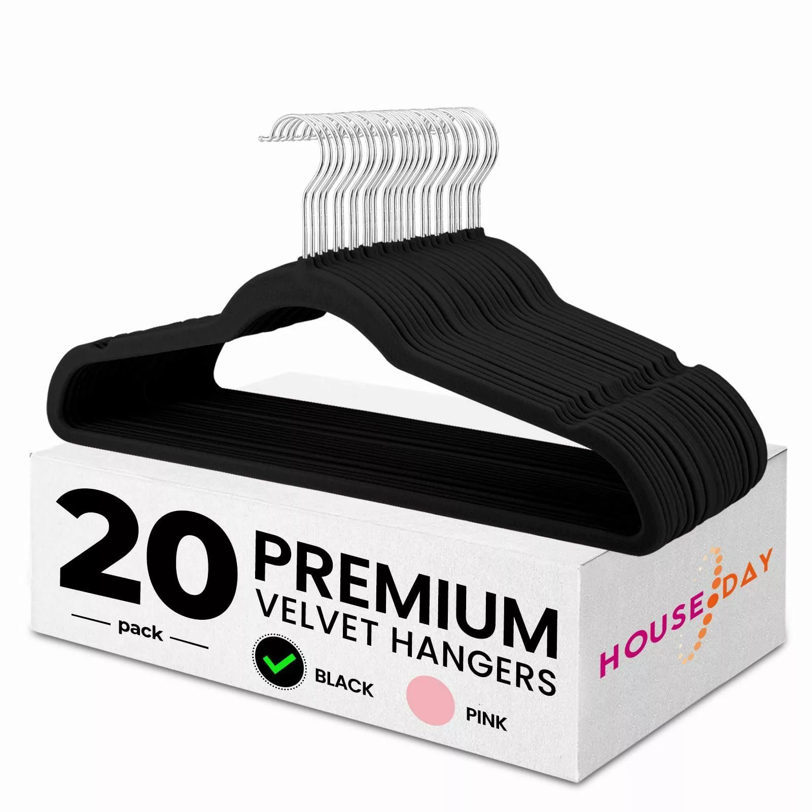 House Day Kleiderbügel Samt, rutschfest, (Packung, günstig online kaufen
