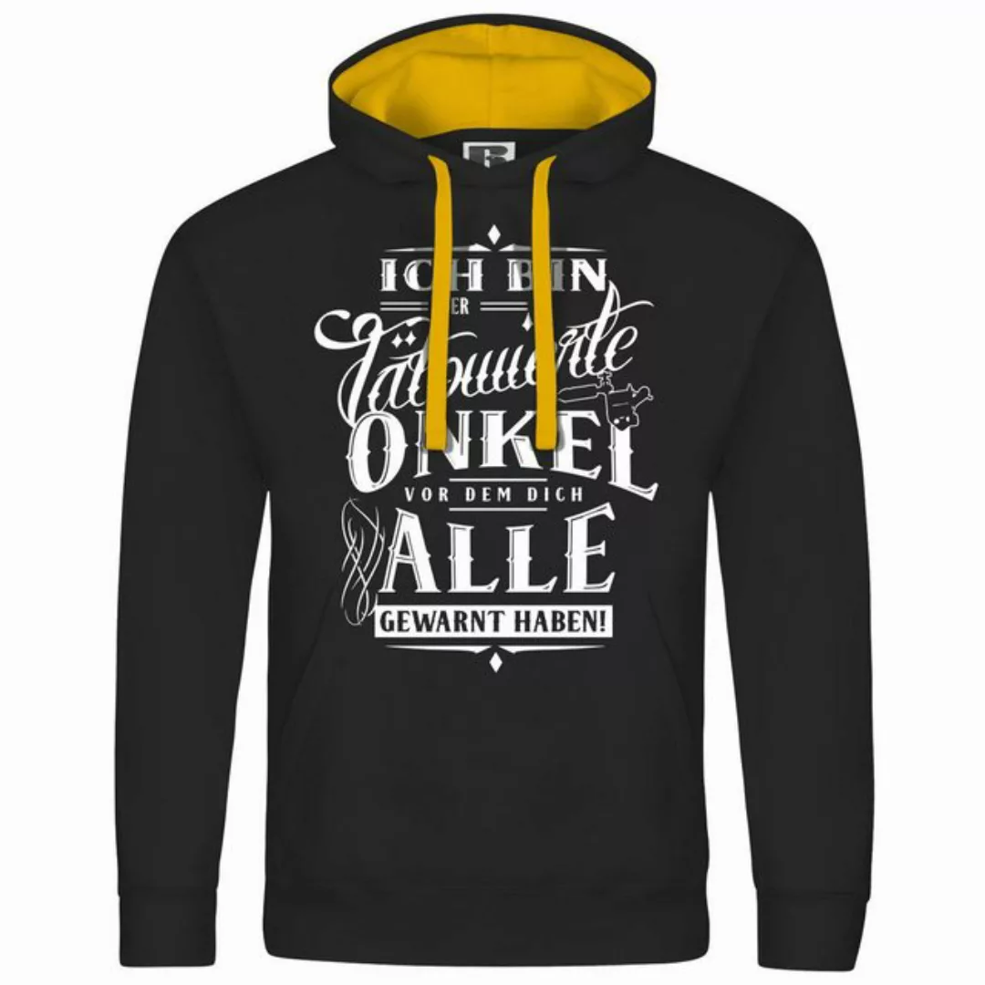 deinshirt Kapuzenpullover Herren Kapuzenpullover Ich bin der tätowierte Onk günstig online kaufen