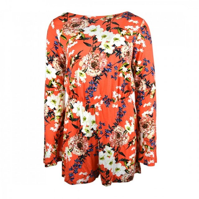 s.Oliver Sommerkleid Jumpsuit Strand Kleid Sommer Blumen Print günstig online kaufen