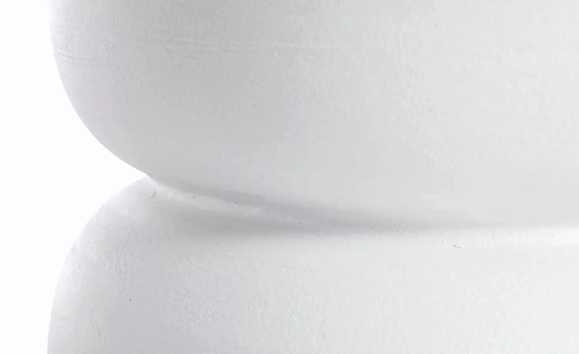 Beistelltisch  Glance ¦ weiß ¦ Maße (cm): H: 46  Ø: 40 Tische > Beistelltis günstig online kaufen