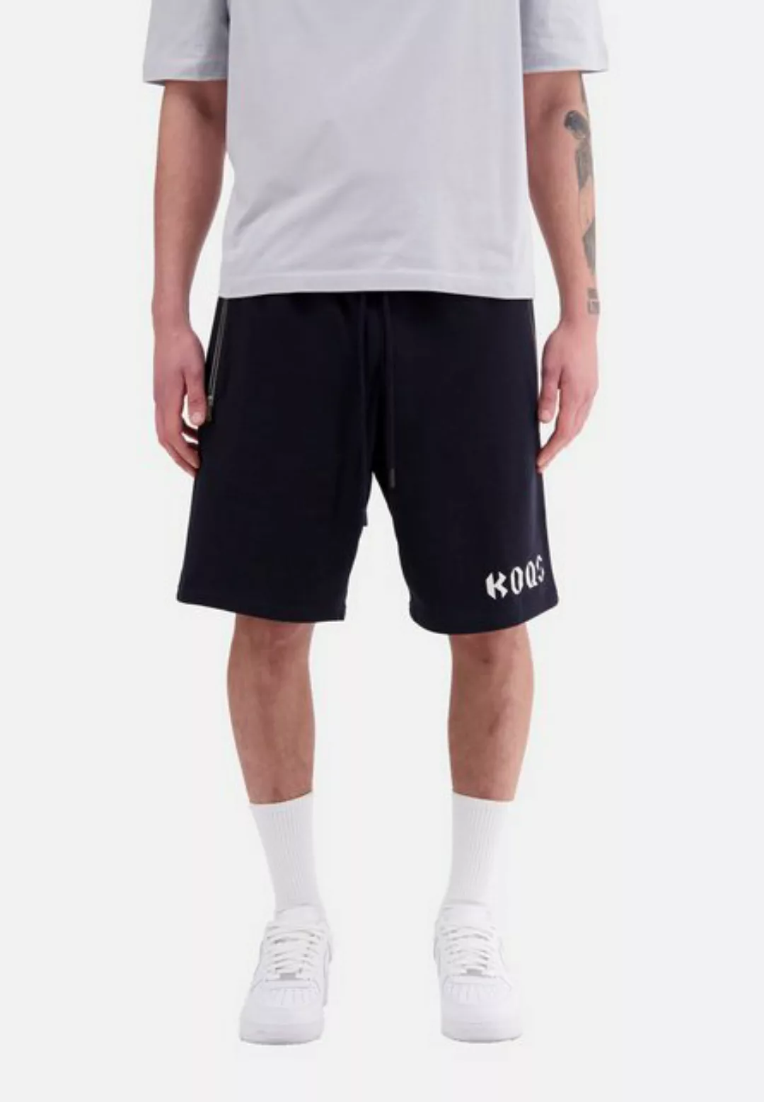 KOQS Sweatshorts Zip-Sweat günstig online kaufen