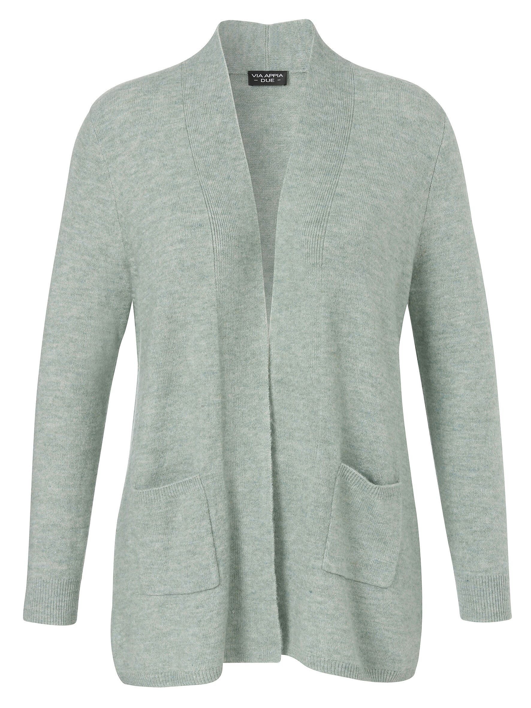 VIA APPIA DUE Strickjacke mit Schalkragen günstig online kaufen