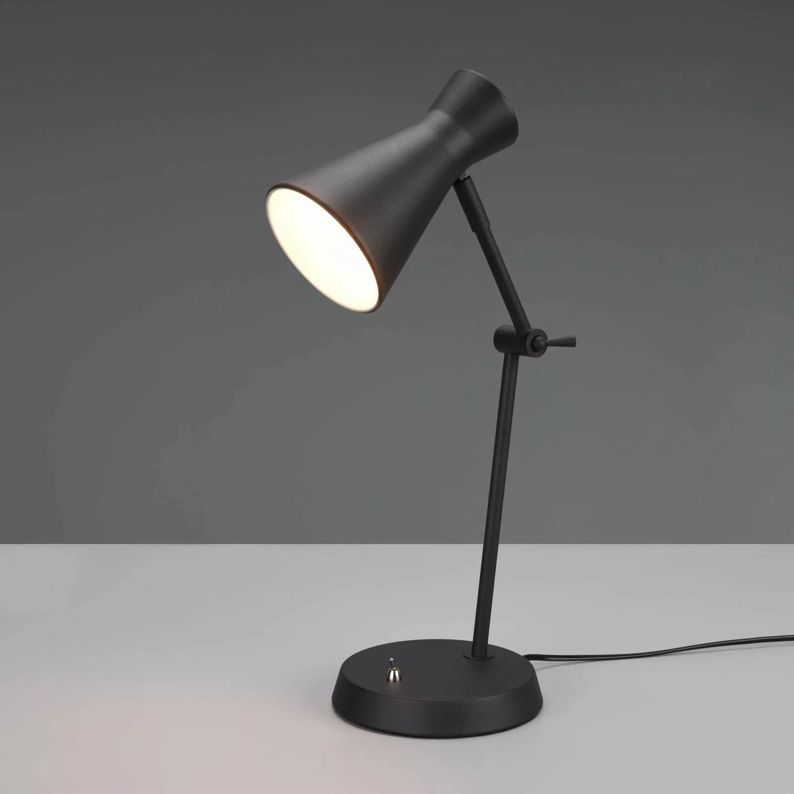 TRIO Leuchten Schreibtischlampe »Enzo«, 1 flammig-flammig, Tischlampe mit K günstig online kaufen