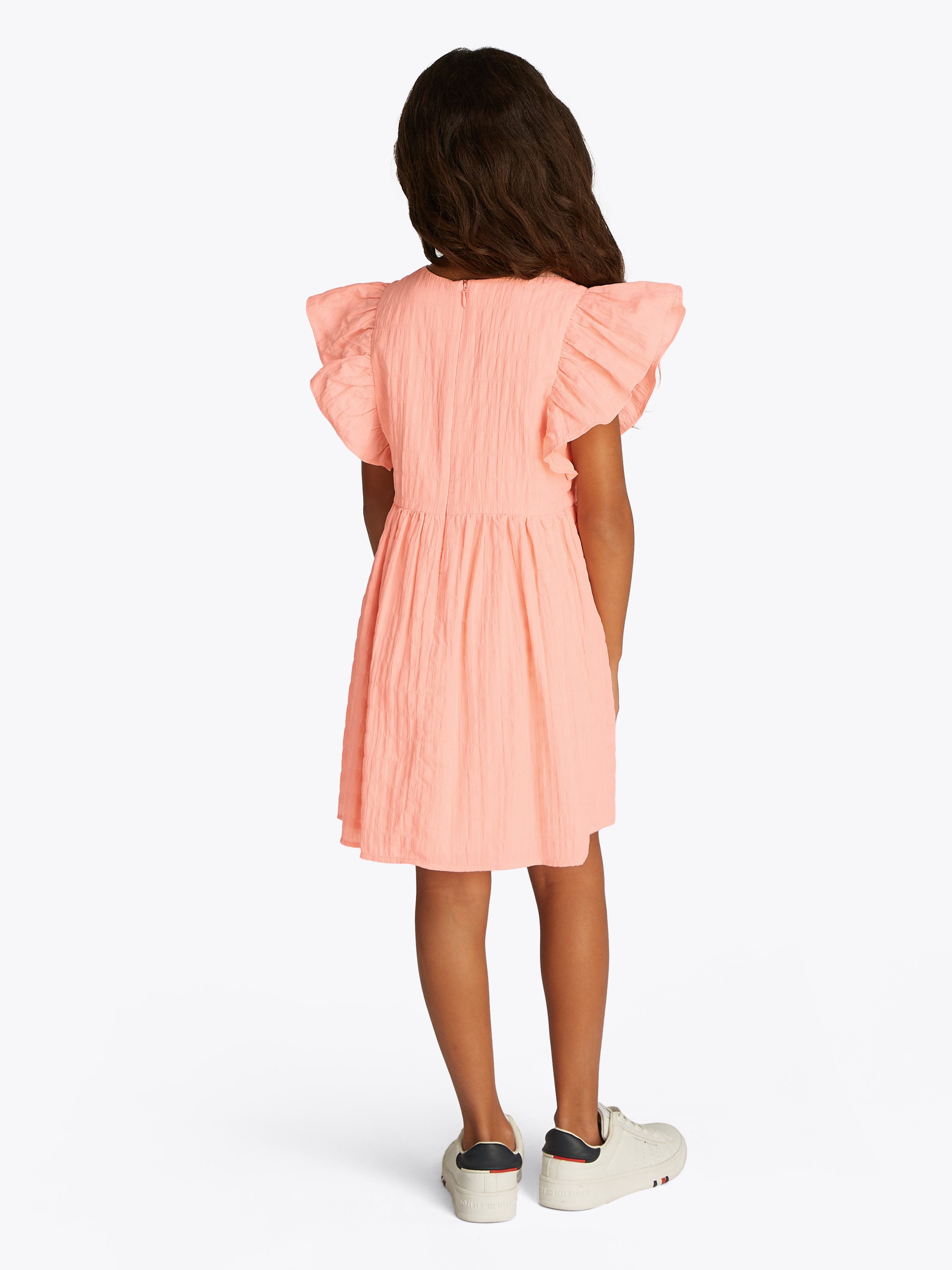 Tommy Hilfiger Sommerkleid TEXTURED COTTON DRESS günstig online kaufen