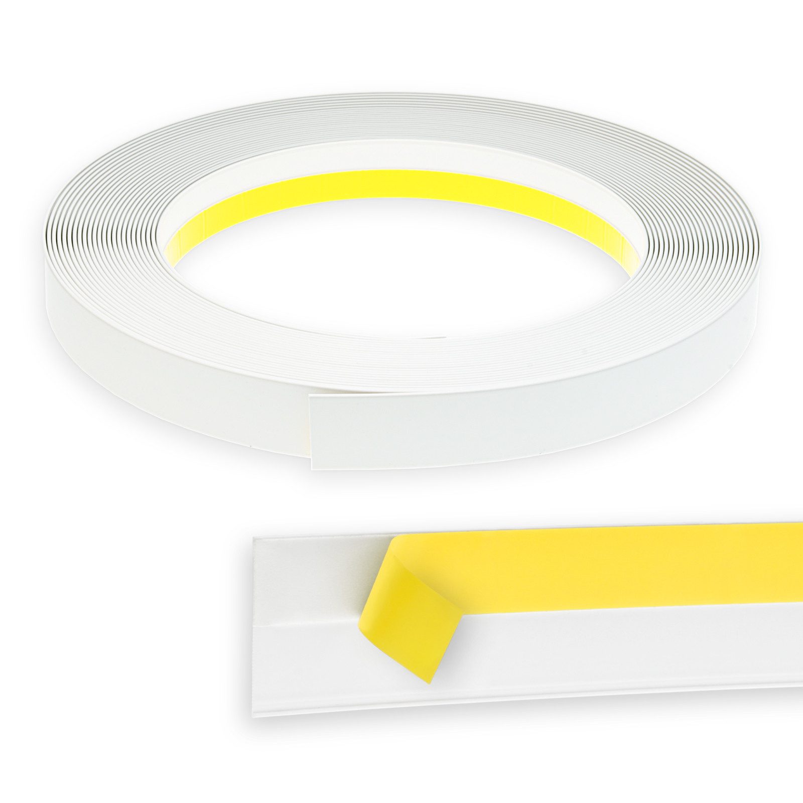 Nobily Fensterleiste PVC-Flachleiste, 40mm ohne Lippe,selbstklebend,Zierlei günstig online kaufen