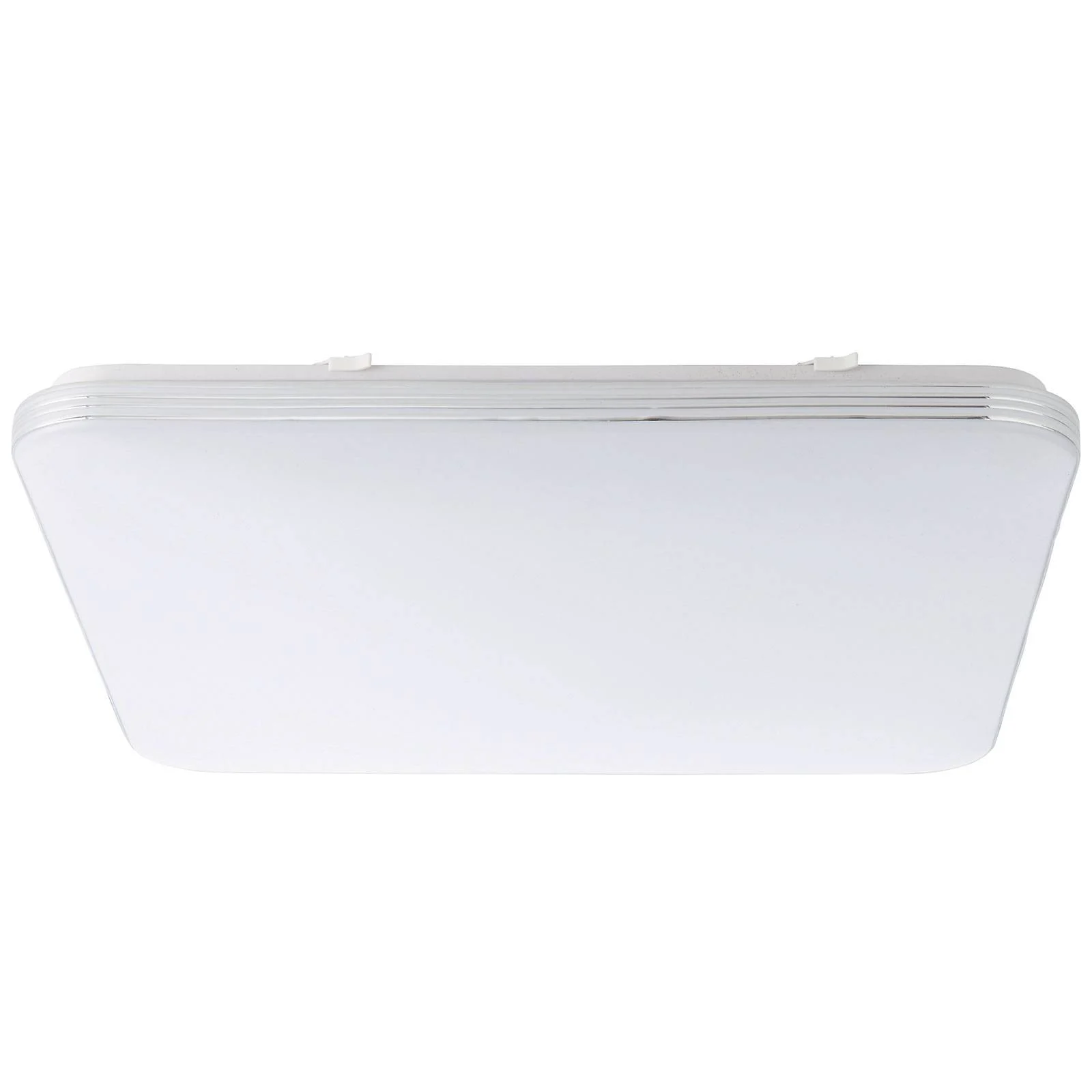 LED-Deckenleuchte Ariella in Weiß/Chrom, 54x54 cm günstig online kaufen