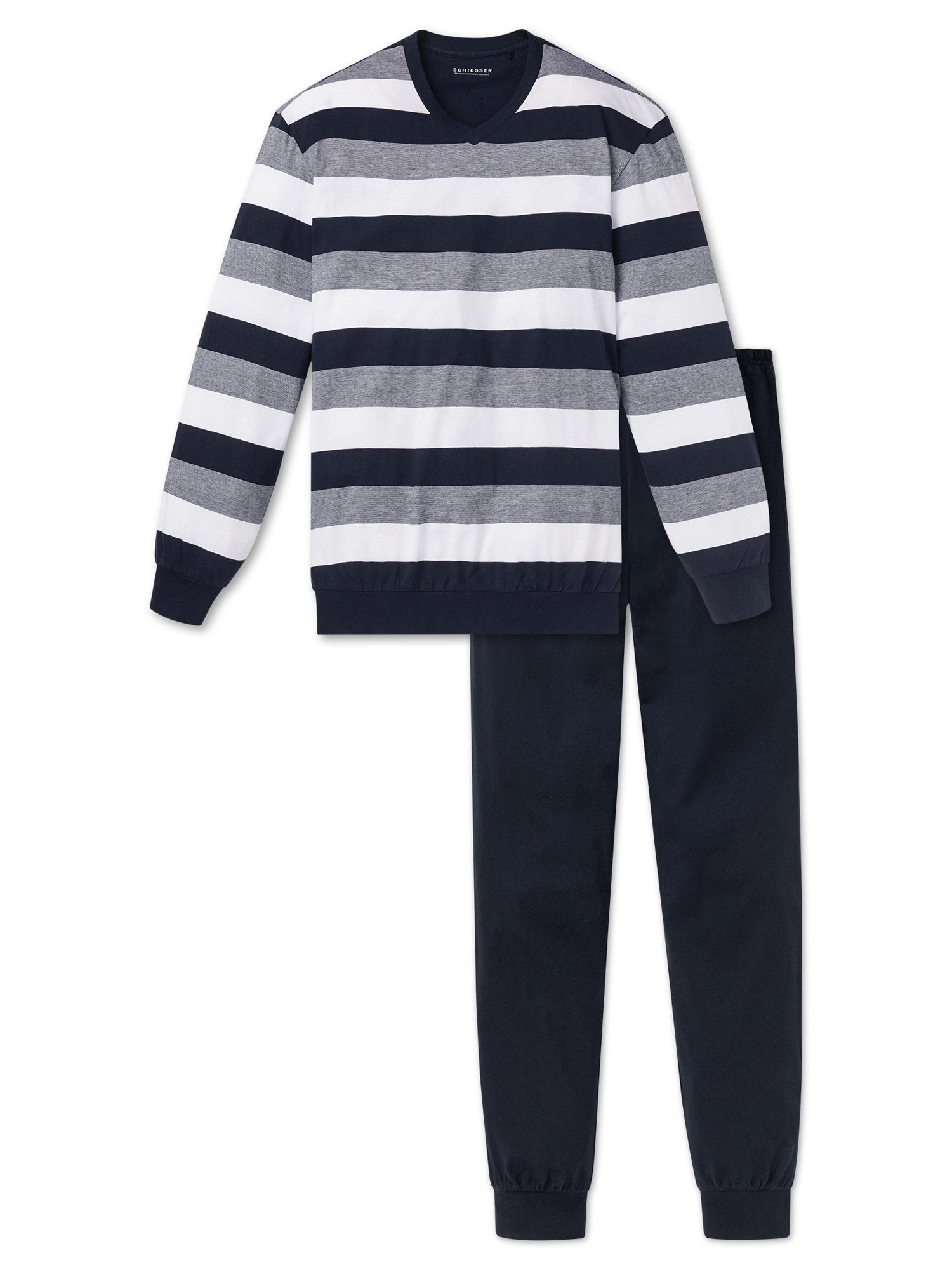Schiesser Pyjama Dark Sapphire (2 tlg) günstig online kaufen