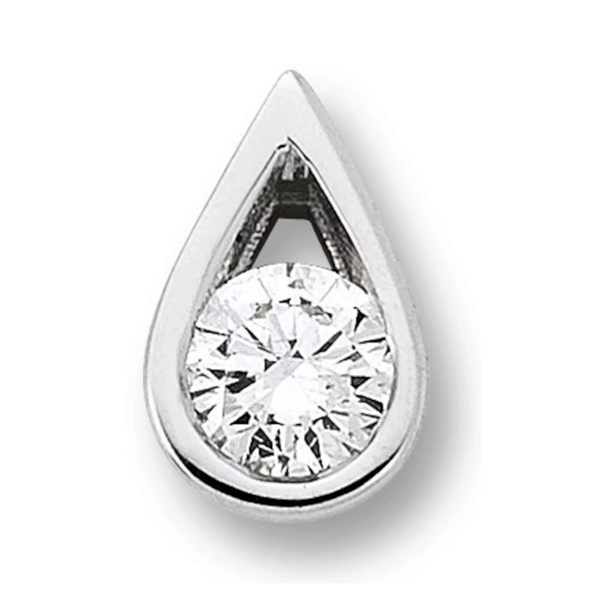 ONE ELEMENT Kettenanhänger "0.1 ct Diamant Brillant Tropfen Anhänger aus 58 günstig online kaufen