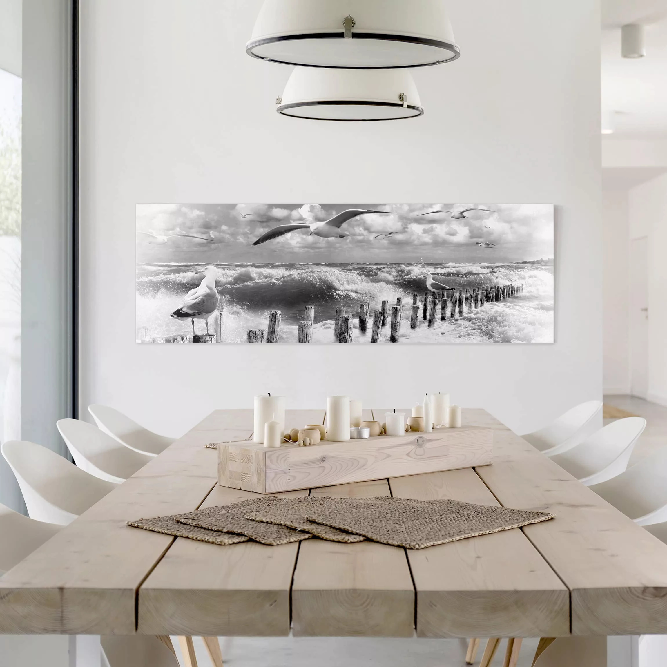 Leinwandbild Strand - Panorama Absolut Sylt II günstig online kaufen