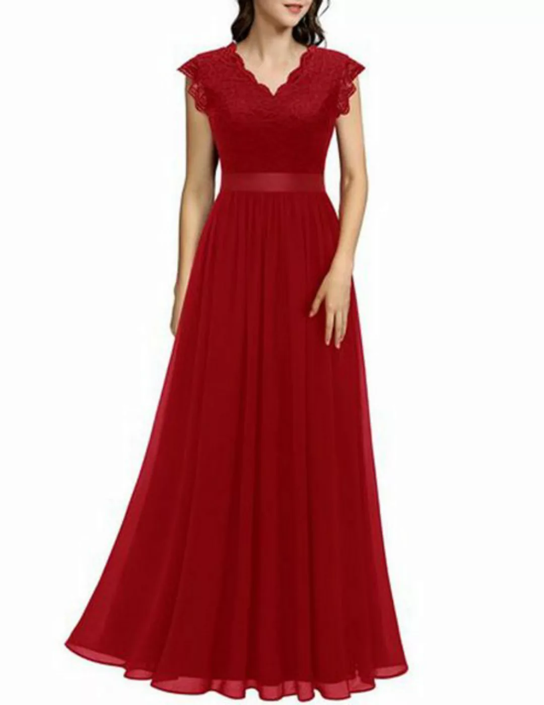 KIKI Abendkleid Damen Ballkleid Maxi Lang Abendkleider Elegant für Hochzeit günstig online kaufen